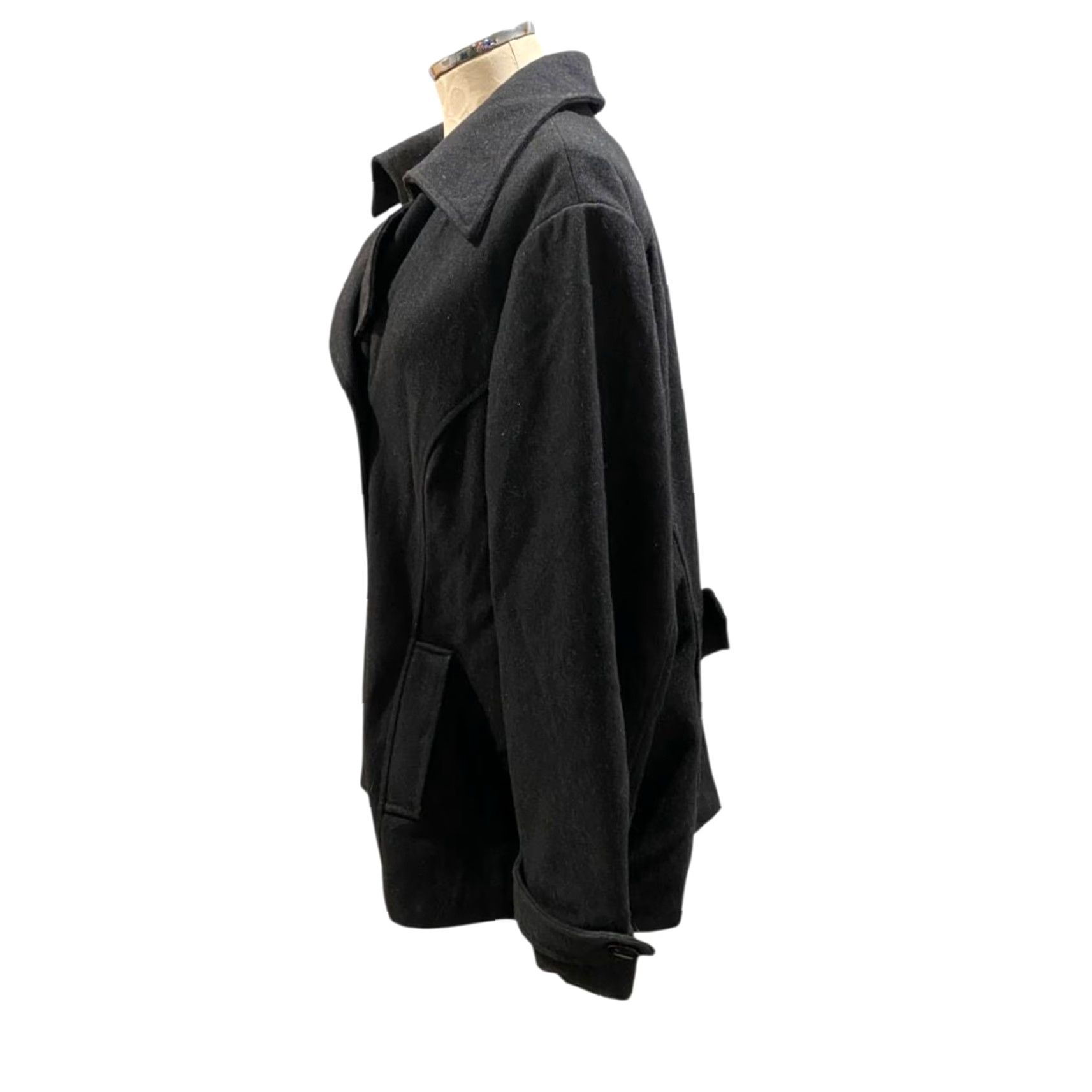 Vintage Weather Tamer Coat Wool Blend Womens 2X Plus Charcoal Dark Gray Wool Blend Coat Weather Tamer Womens Plus 2X Charcoal Gray Wool Blend Coat Size XXL / US 16-18 / IT 52-54 - 5 Thumbnail