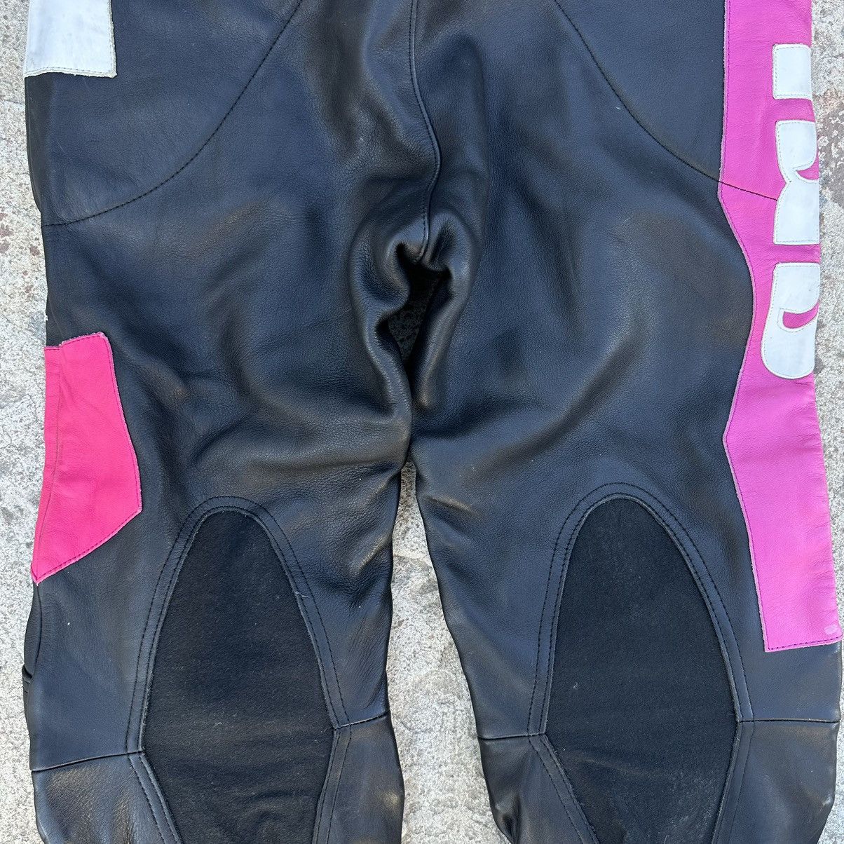 Vintage Vintage Moto Leather Pants IDCS Women’s 00s Y2K Size 34" / US 12 / IT 48 - 8 Thumbnail