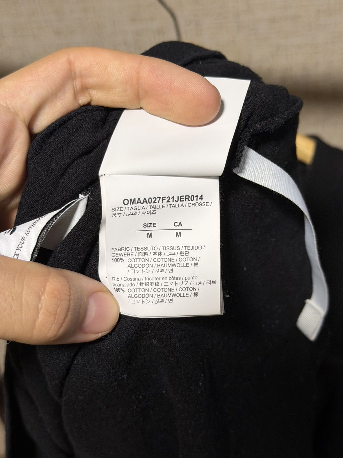 Off-White OFF WHITE CARAVAGGIO BLACK T-SHIRT Size US M / EU 48-50 / 2 - 6 Thumbnail