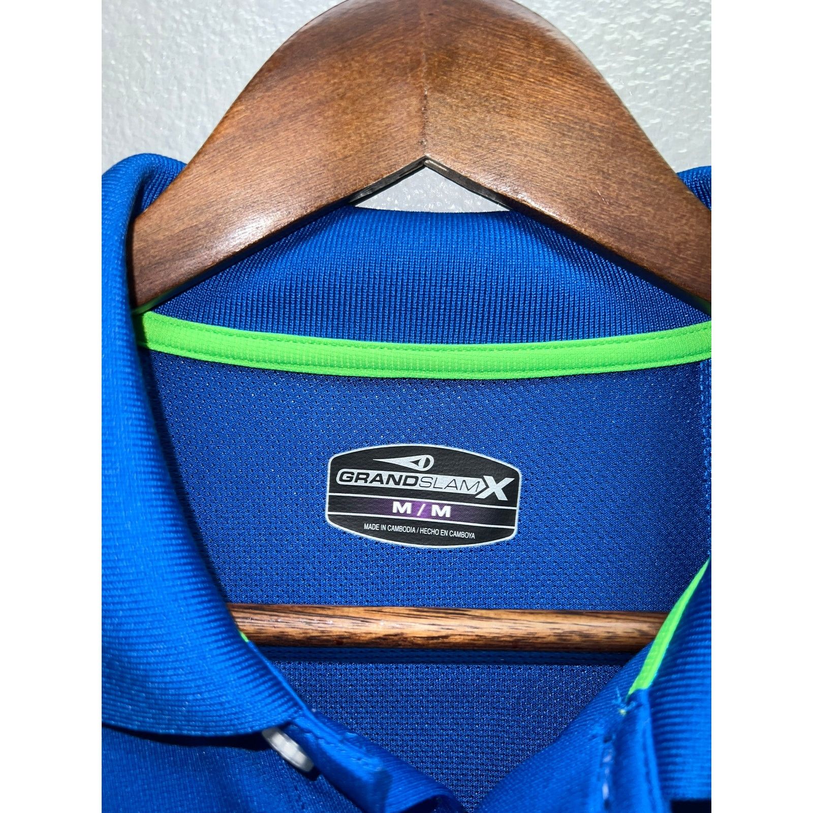 Grand Slam Grand Slam Blue Polo Shirt Golf Golfing Slam X Active Top M Size US M / EU 48-50 / 2 - 5 Thumbnail