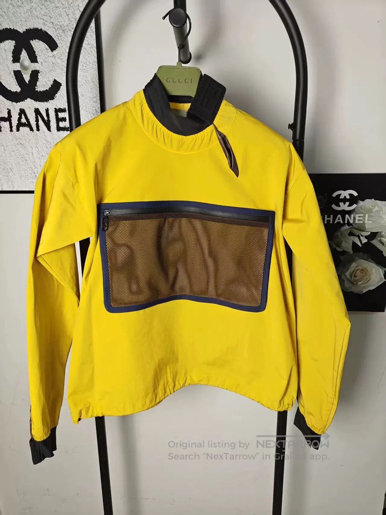 Fendi Fendi Yellow Windbreaker Jacket with Tags. Size US M / EU 48-50 / 2 - 1 Thumbnail