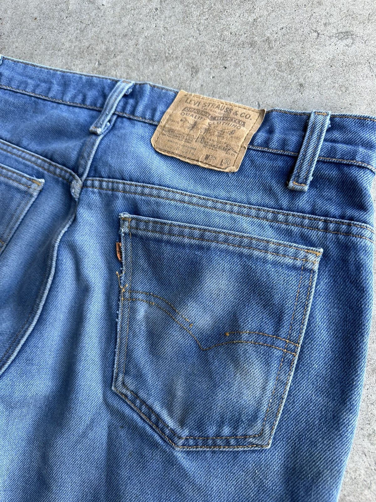 Levi's Vintage 1970’s Levi’s OrangeTab jeans 568 Size US 34 / EU 50 - 2 Thumbnail