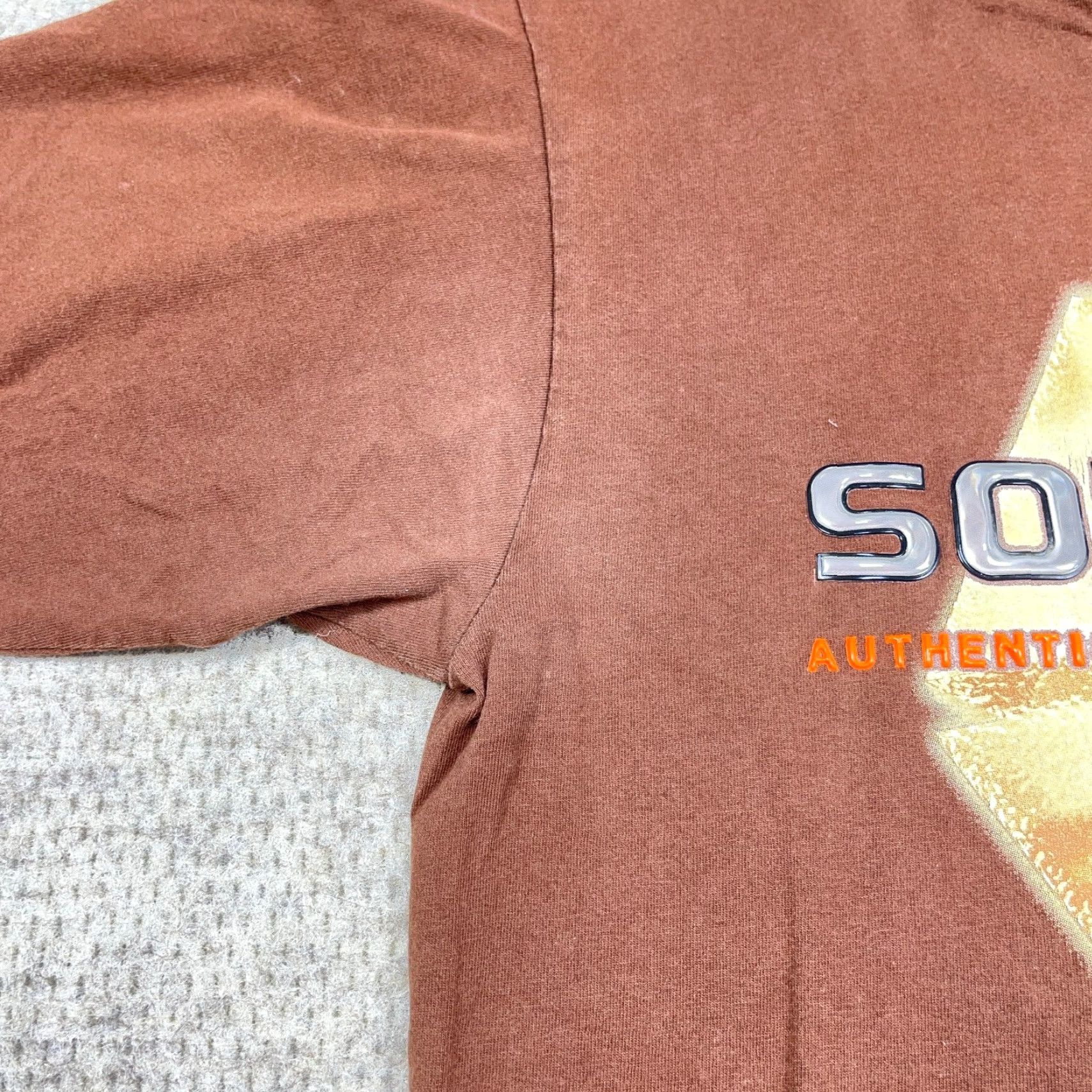 Southpole VINTAGE Southpole Shirt Men M Brown Logo Graphic Print T-Shirt 80s Grunge USA Skate Size US M / EU 48-50 / 2 - 4 Thumbnail