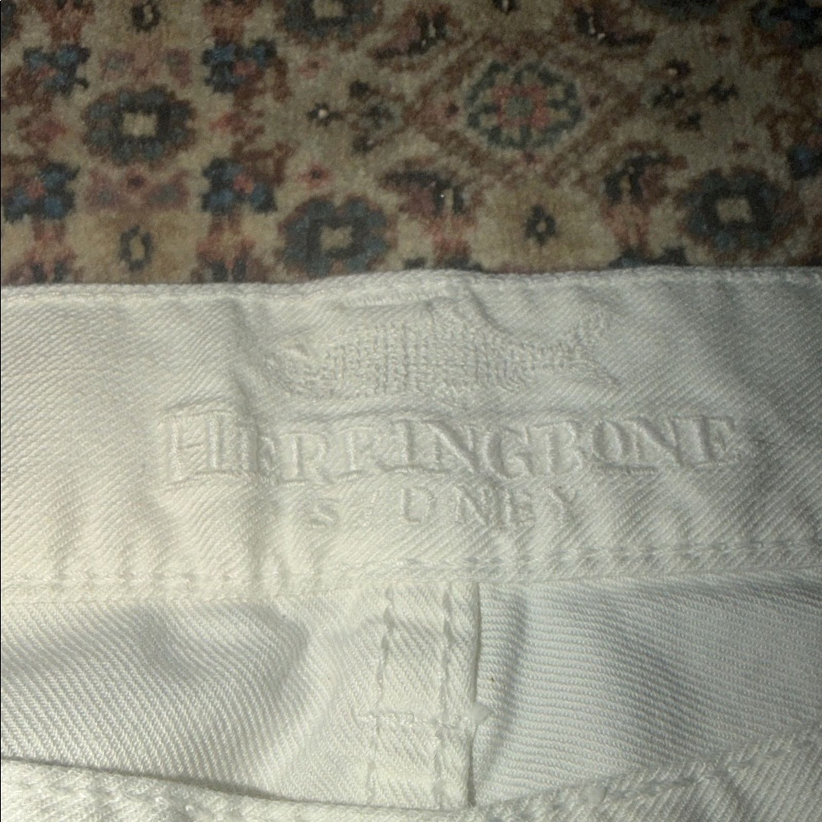 & Other Stories Herringbone Sydney White Jeans Men's Size 32 Size US 32 / EU 48 - 4 Thumbnail