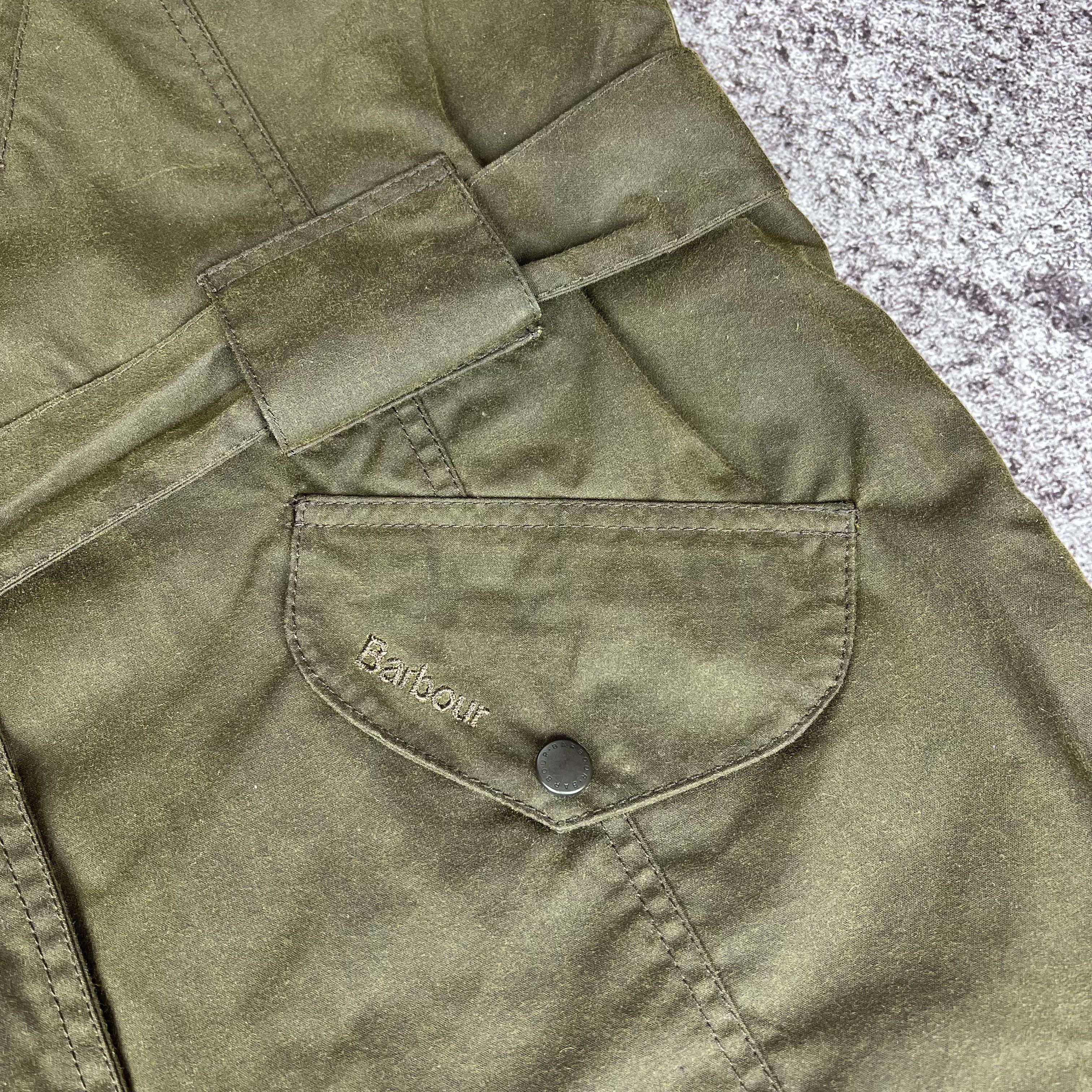 Barbour Barbour Newhampton Waxed Trench Coat Jacket Size UK 16 Size XL / US 12-14 / IT 48-50 - 9 Thumbnail