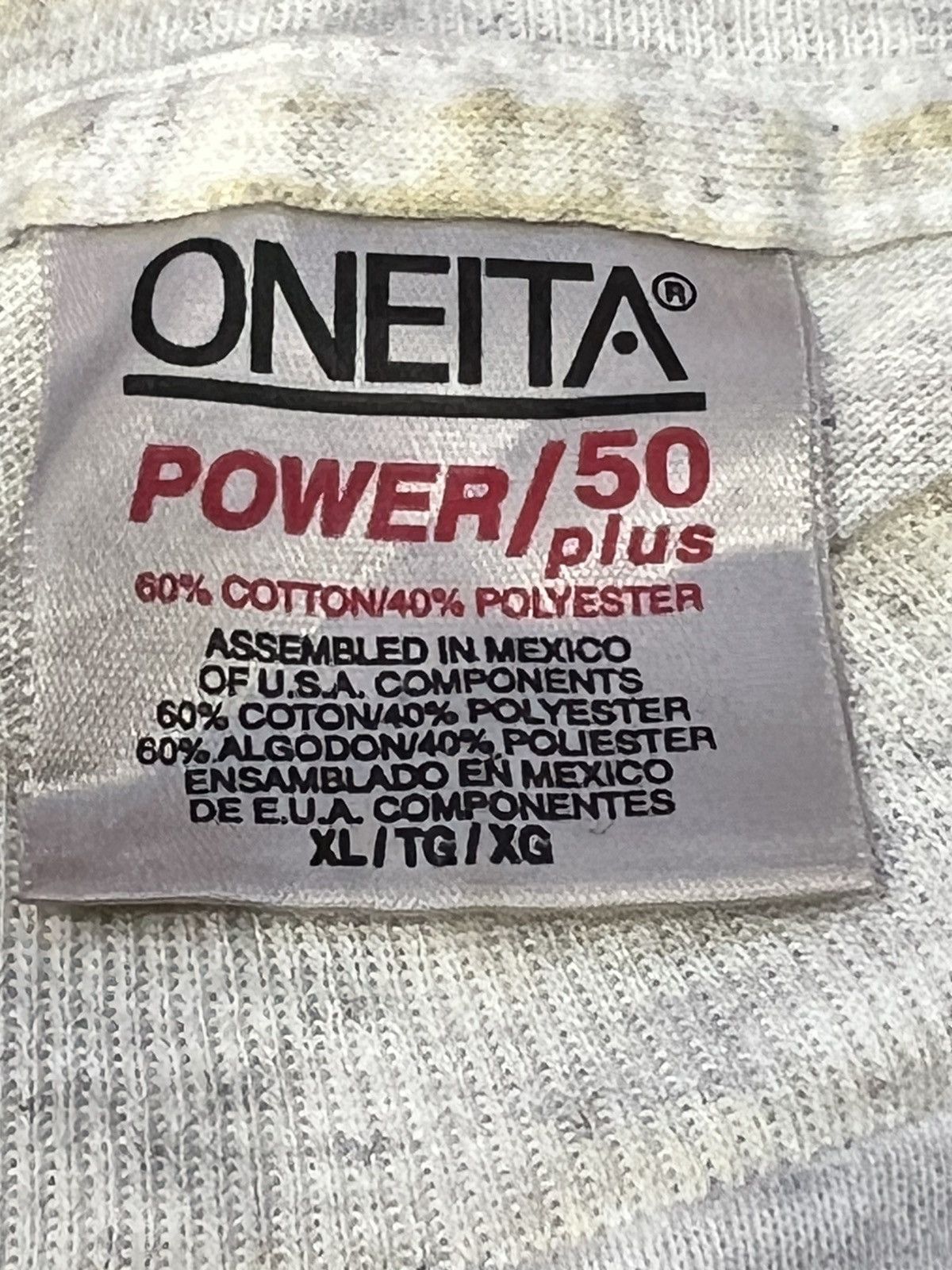 Vintage Vintage 90s Oneita Native Nashville Single Stitch T shirt Size US XL / EU 56 / 4 - 8 Thumbnail