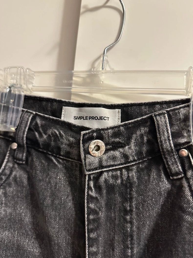 Jean Paul Gaultier Simple Project Washed Denim Pants-2506 Size US 32 / EU 48 - 2 Thumbnail