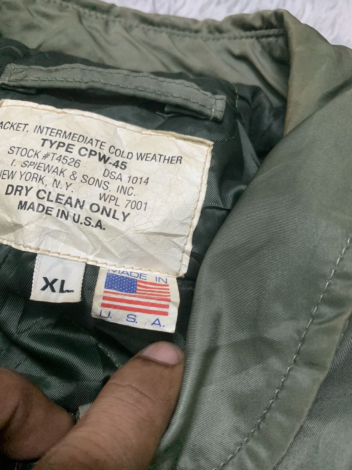 I. Spiewak And Sons 90s TYPE CPW-45 BOMBER JACKET RARE Size US XL / EU 56 / 4 - 10 Thumbnail