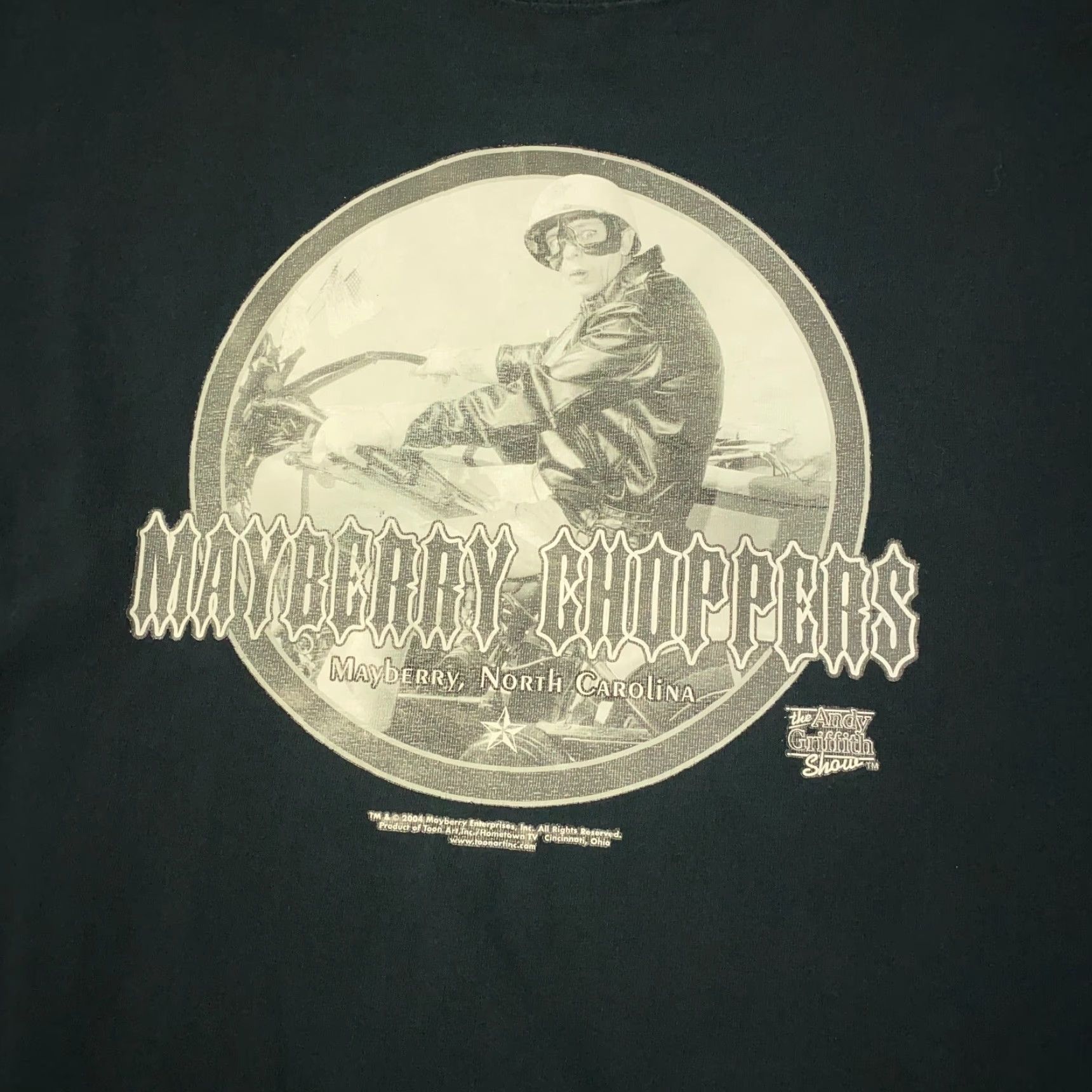 Gildan MAYBERRY CHOPPERS Shirt Gildan Large Black Short Sleeve Crew Neck Motorcycle Biker Mens Size US L / EU 52-54 / 3 - 2 Thumbnail