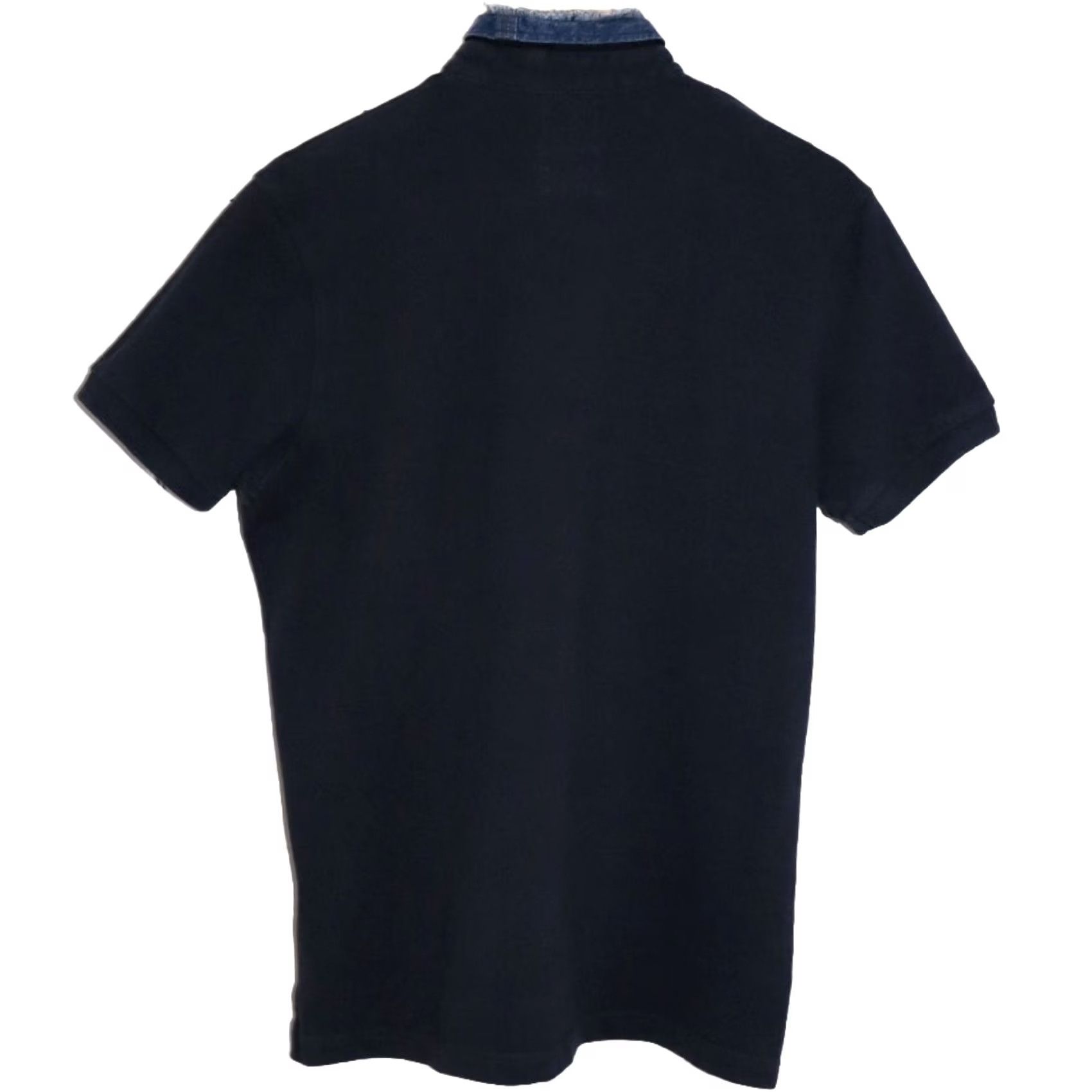 Diesel Diesel Polo Shirt Large Mens Fitted Navy Denim Collar Short Sleeve Used Polo Shirt Denim Collar Mens L Navy Denim 100% Cotton Casual Vintage No Size US L / EU 52-54 / 3 - 2 Thumbnail