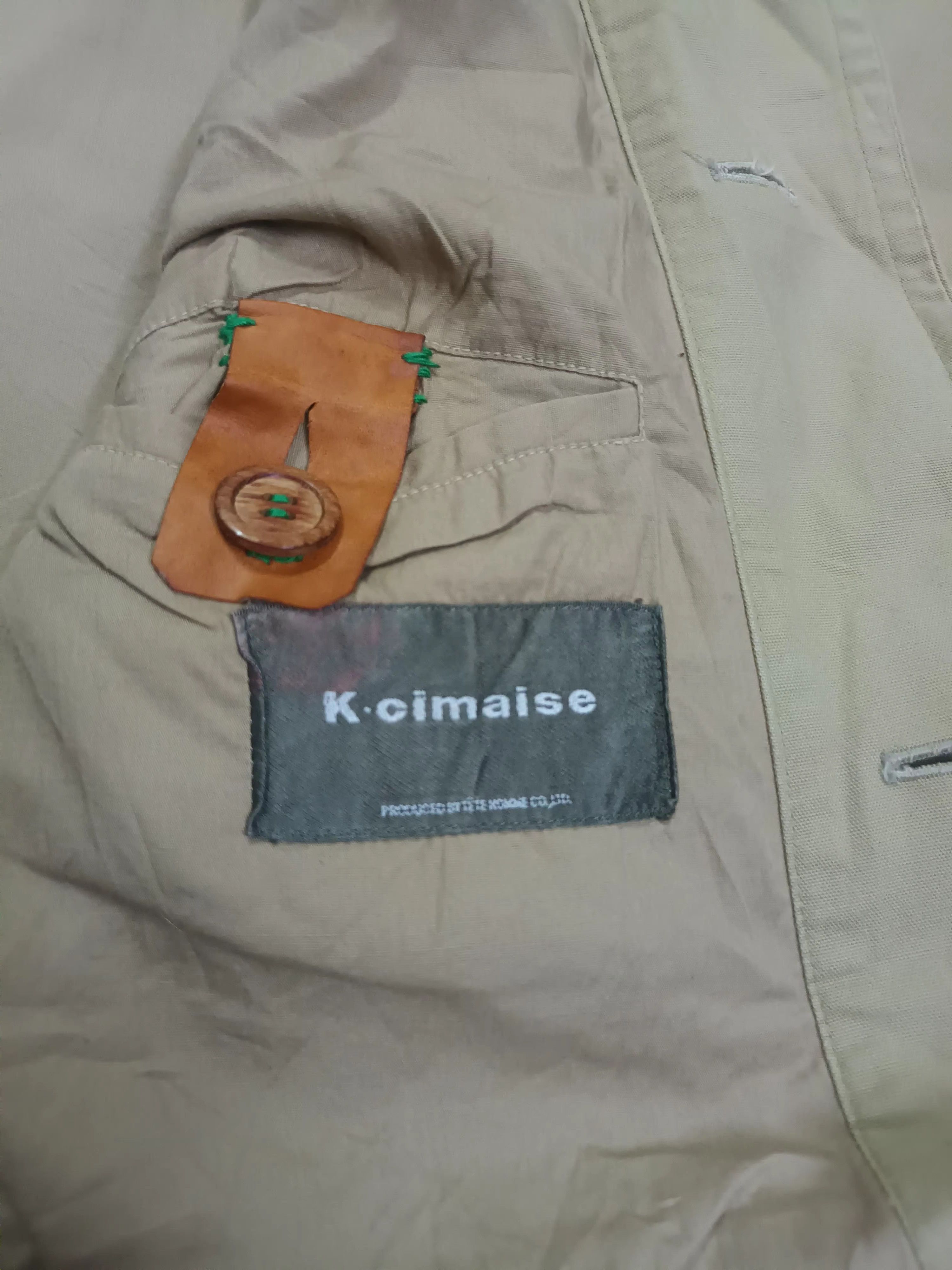 Issey Miyake 🔥 K. CIMAISE ISSEY MIYAKE BUTTON UP JACKET 🔥 Size US L / EU 52-54 / 3 - 3 Thumbnail