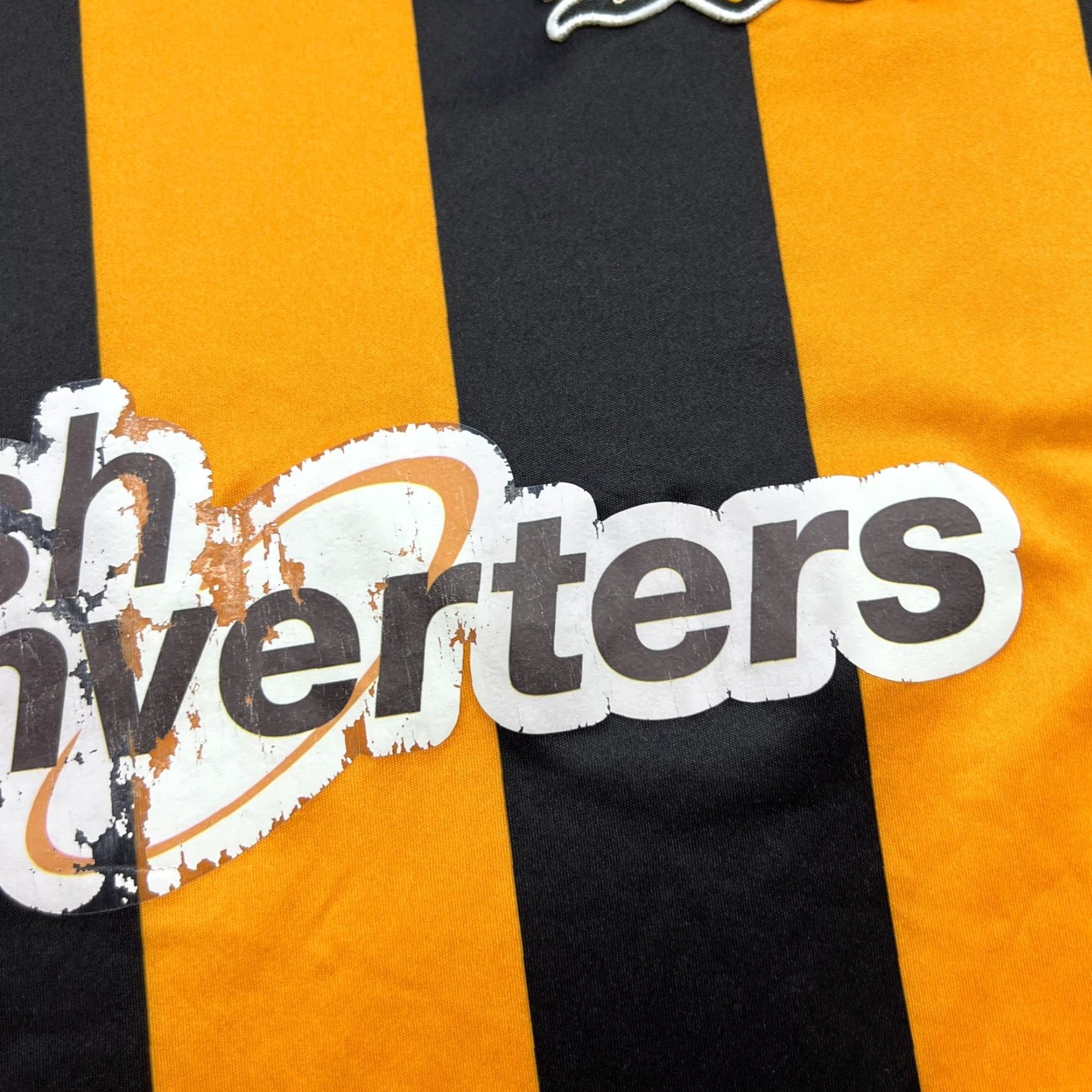 Adidas adidas Hull City 2011-2012 Home Mens Football Jersey Shirt Large Adult Multicolor Short Sleeve Moisture Wicking Quick Dry Football Mens Shirt Size US L / EU 52-54 / 3 - 4 Thumbnail