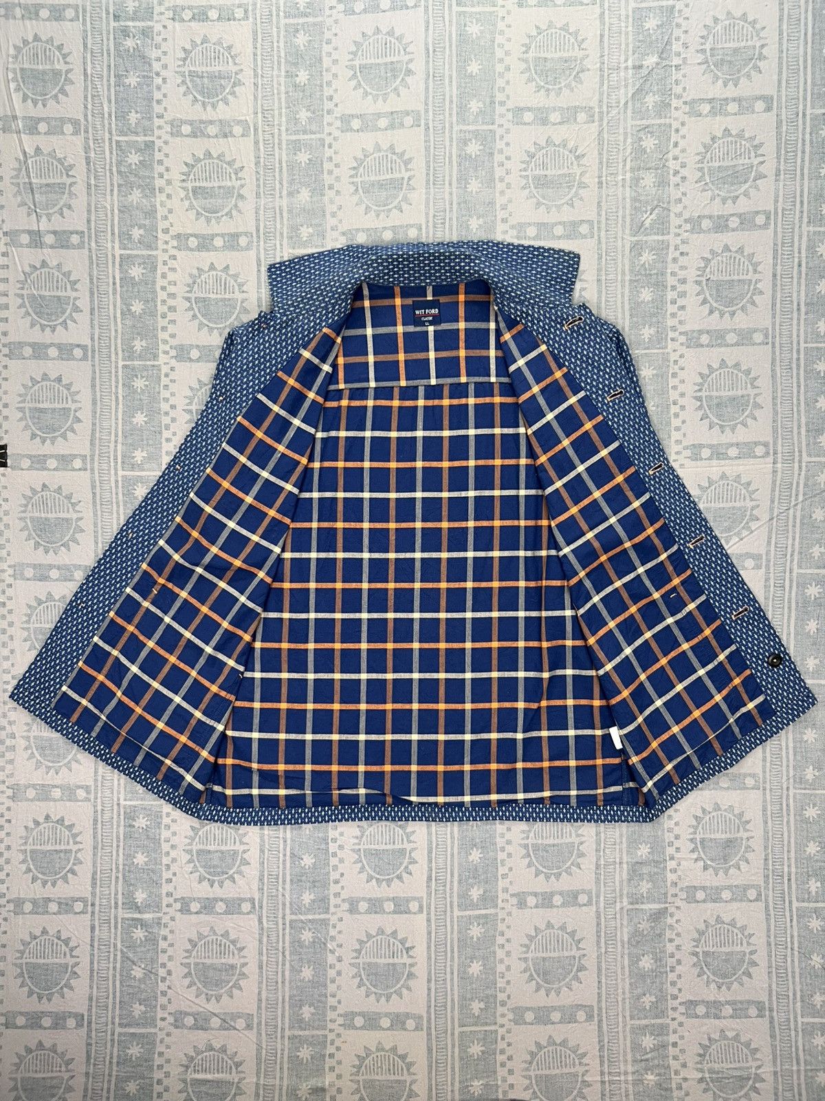 Japanese Brand Wit Ford Classic Sashiko Chore Jacket Size US L / EU 52-54 / 3 - 7 Thumbnail