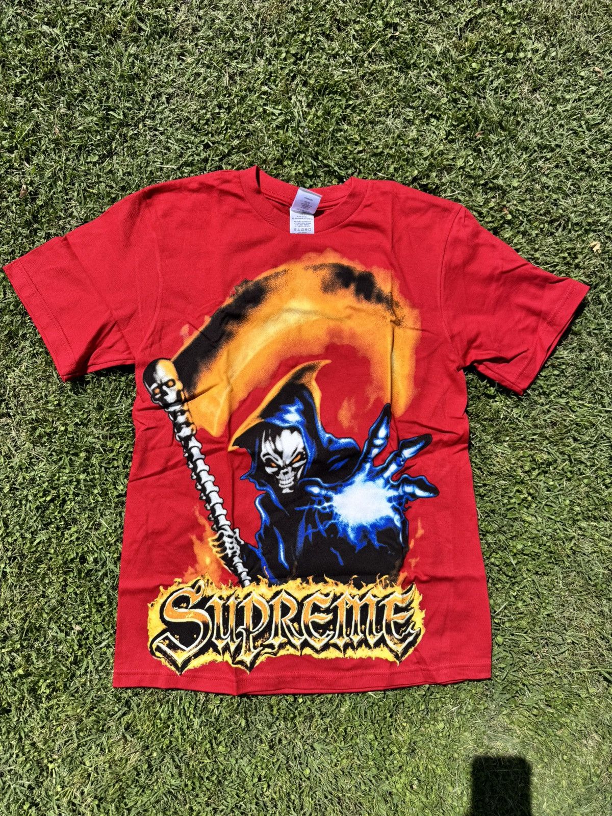Supreme Supreme Grim Reaper Tee Size US S / EU 44-46 / 1 - 1 Thumbnail