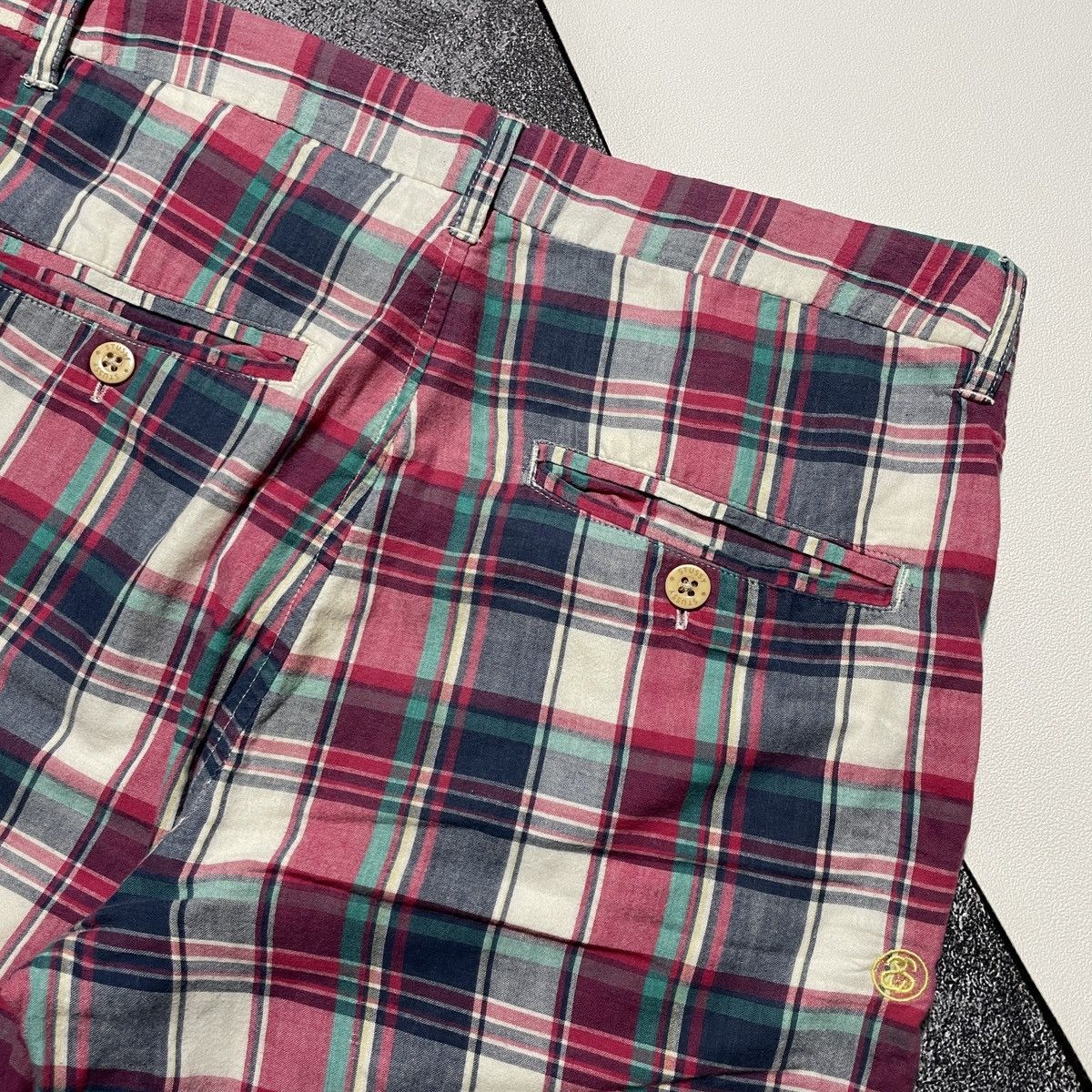 Issey Miyake × Japanese Brand × Stussy Stussy Vintage Pants Embroidered Logo Size 30" / US 8 / IT 44 - 6 Thumbnail