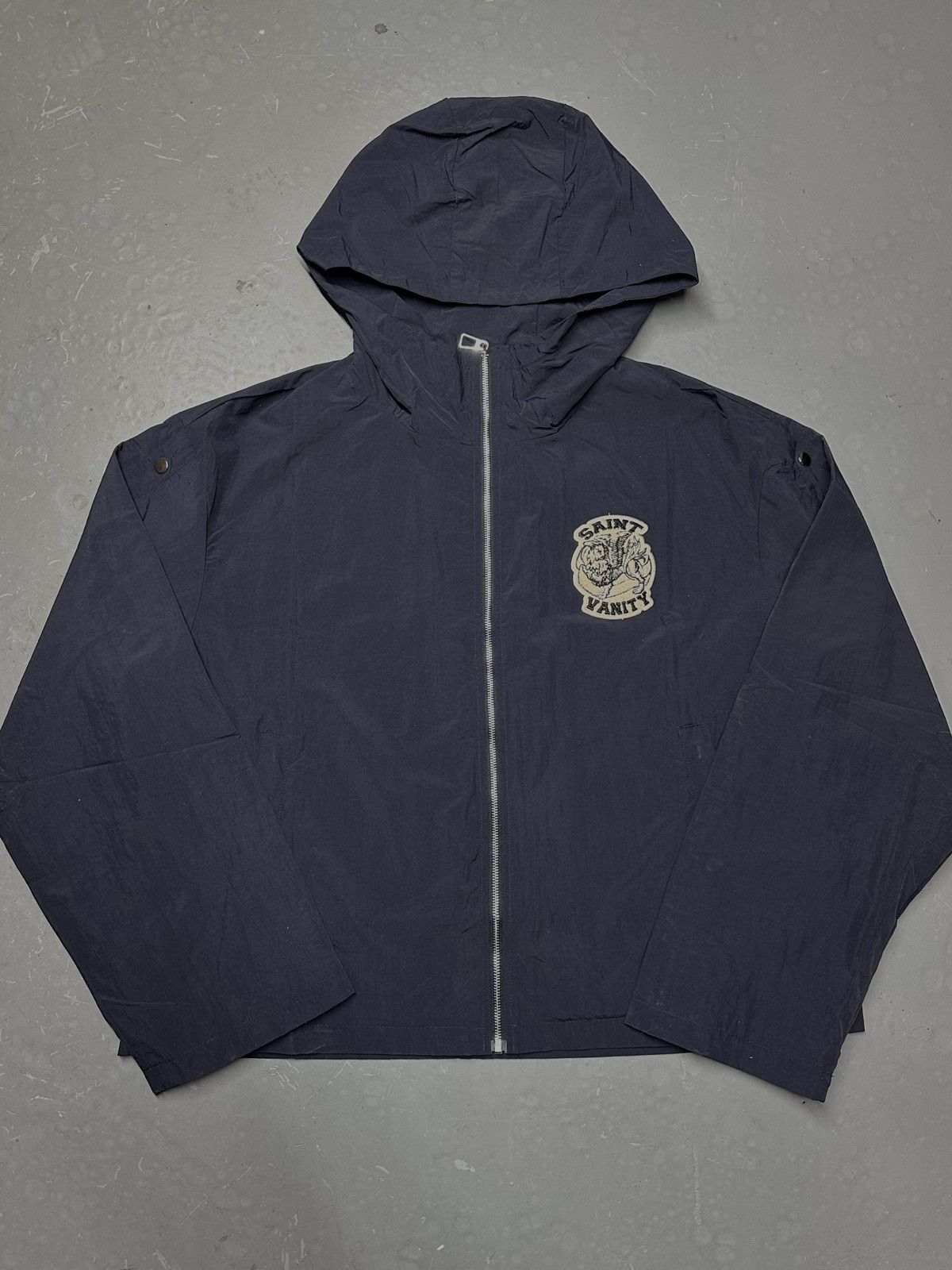Saint Vanity Saint vanity “midnight blue” nylon hoodie jacket Size US XL / EU 56 / 4 - 1 Thumbnail