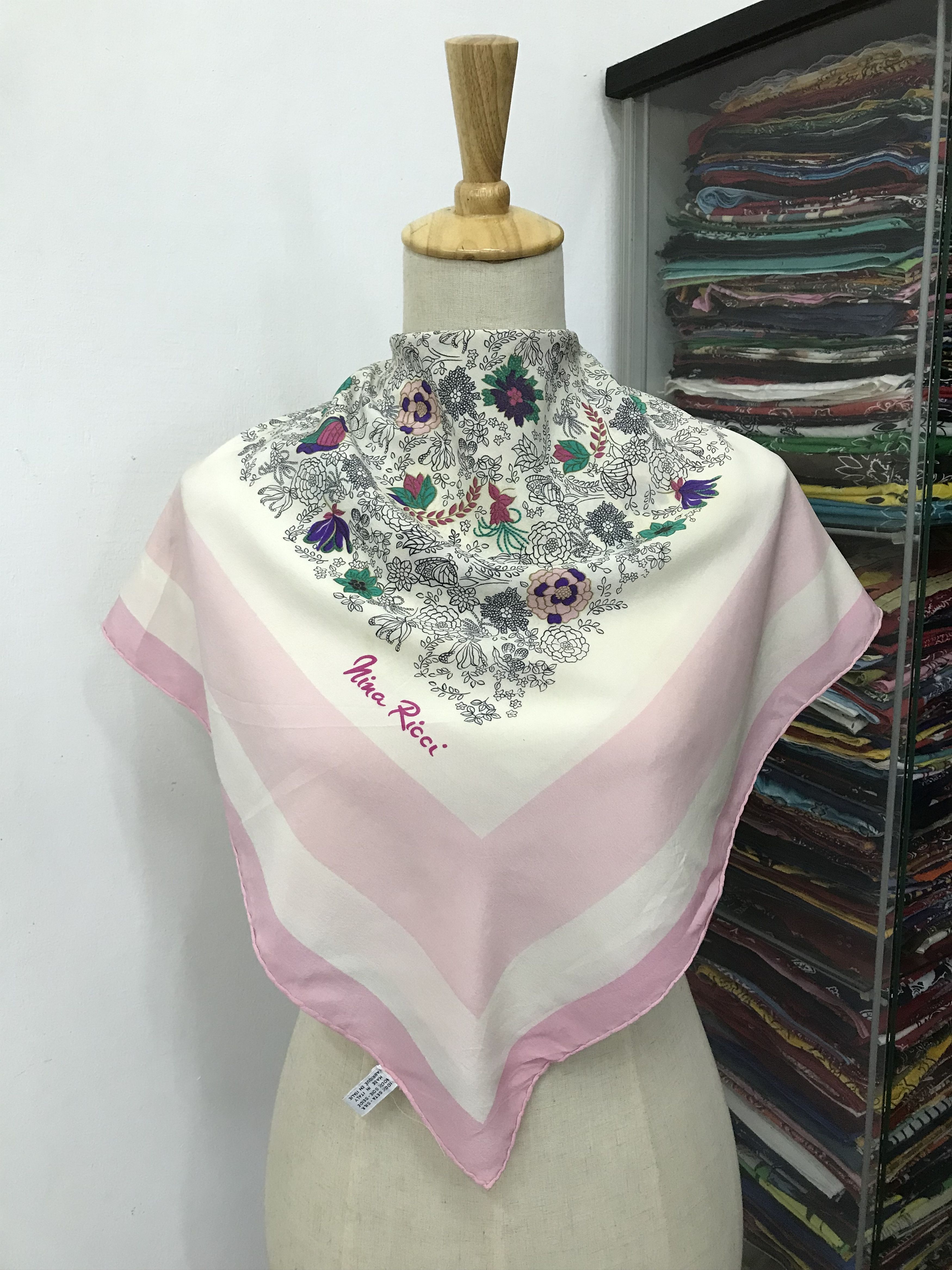 Nina Ricci Vintage Nina Ricci Silk Scarf Size ONE SIZE - 1 Thumbnail