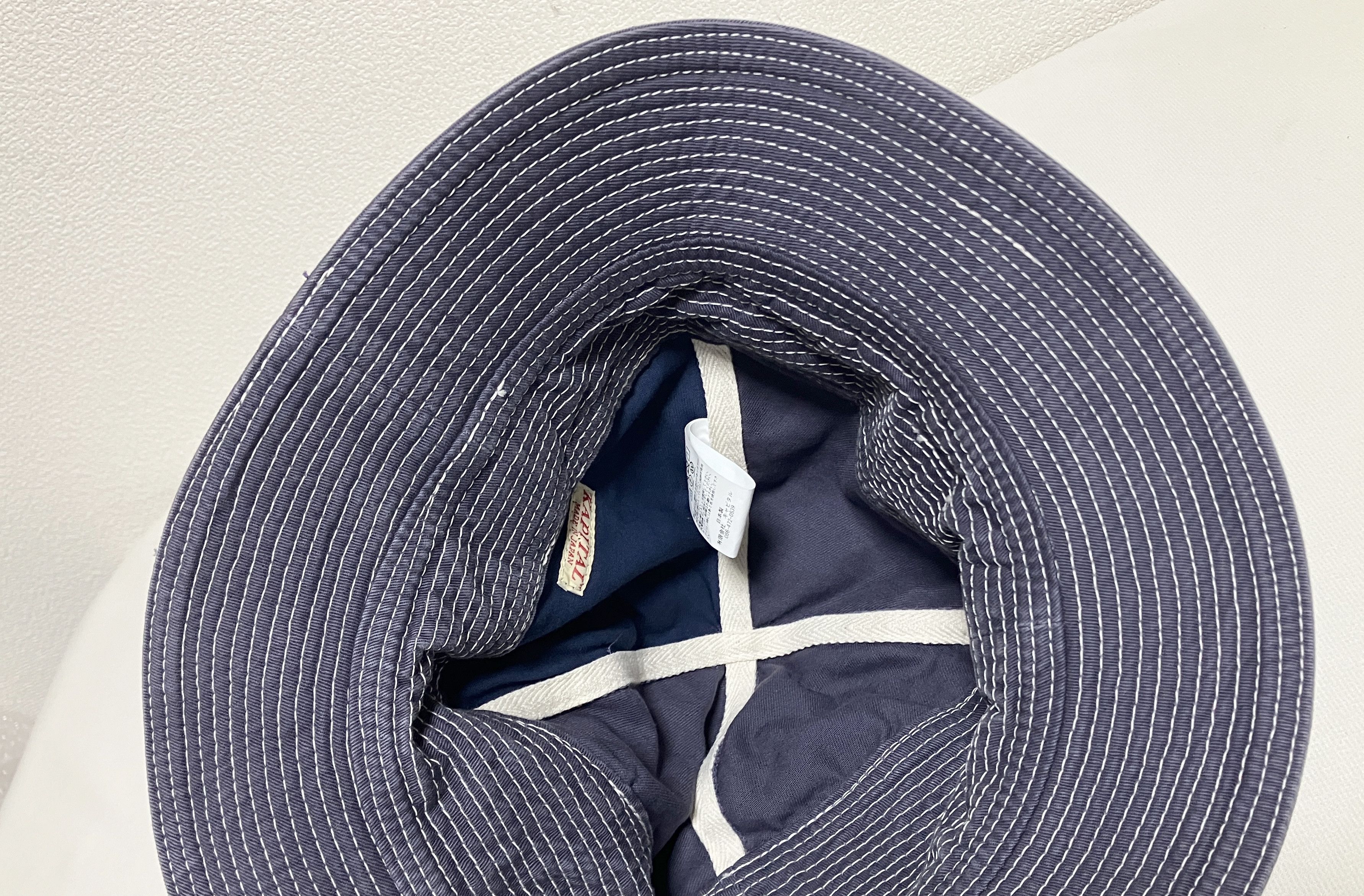 Kapital Kapital kountry chino old man and the sea hat navy Size ONE SIZE - 6 Thumbnail