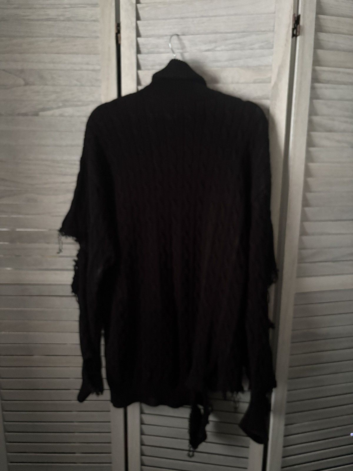 Balenciaga Balenciaga Thrashed Oversized Varsity FW21 Knit sweater Size US S / EU 44-46 / 1 - 2 Thumbnail