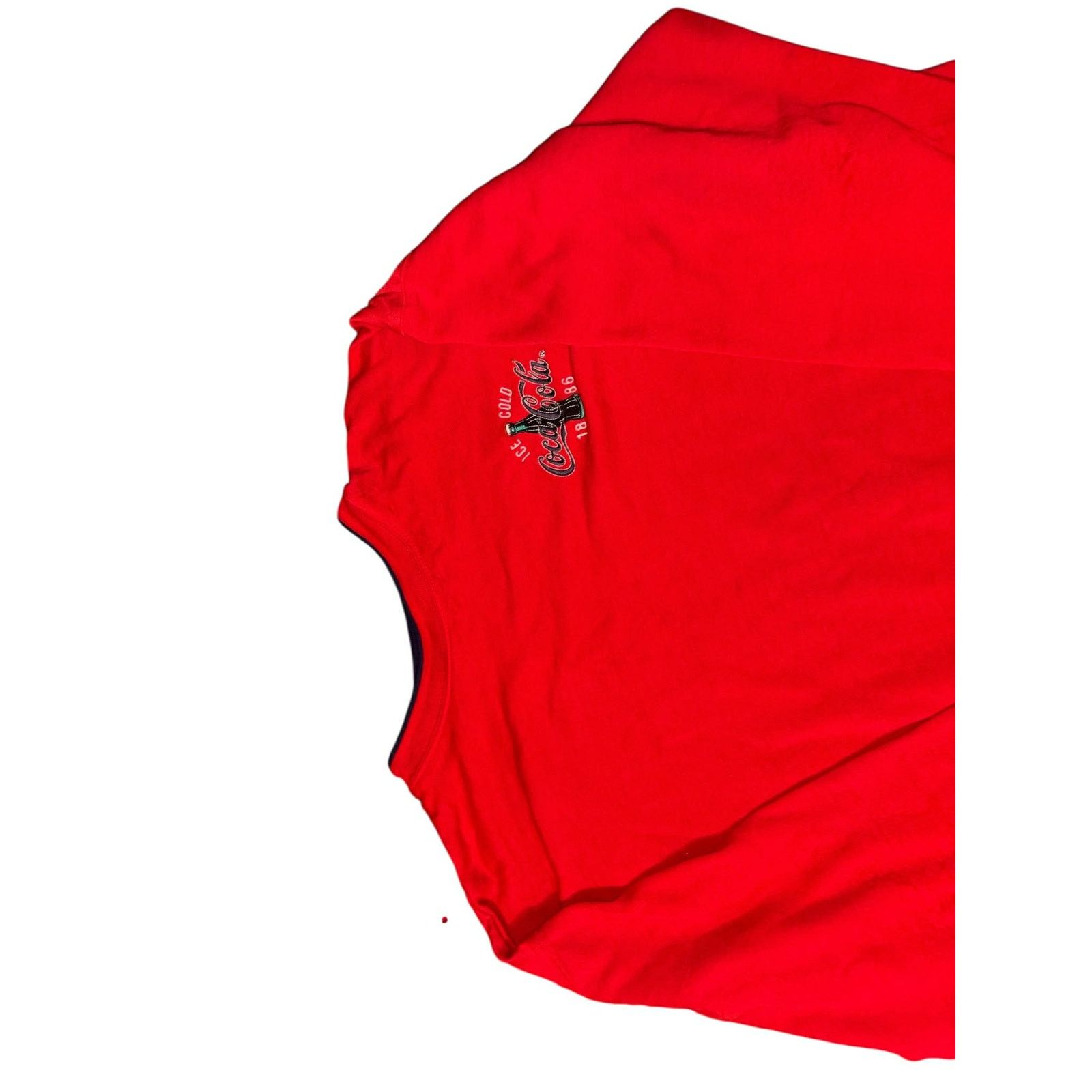 Coca Cola 2pc VTG Coca Cola Crewneck Sweatshirt Red Single Stitch XL Size US XL / EU 56 / 4 - 9 Thumbnail