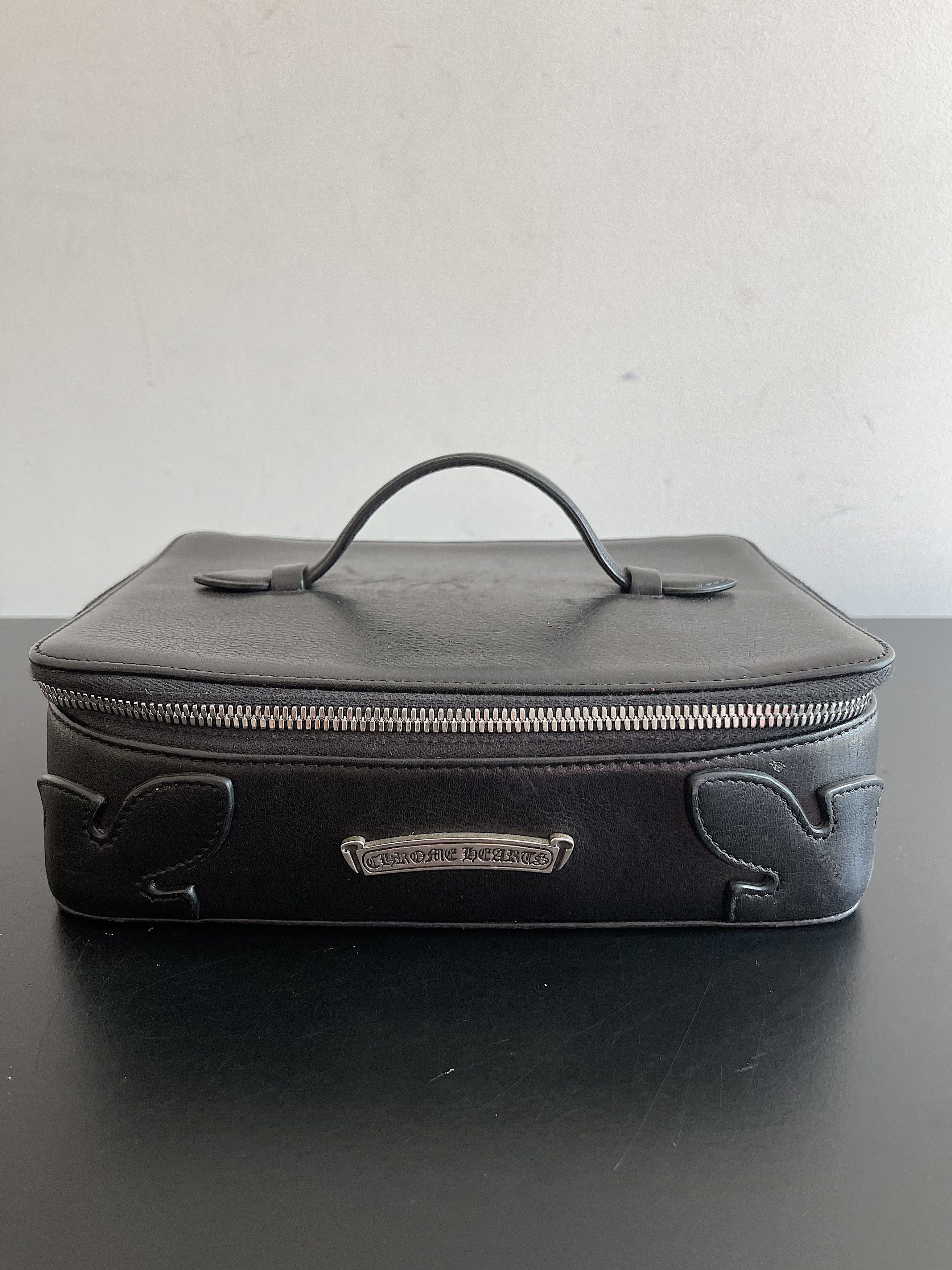 Chrome Hearts Leather Fleur Patch Jewelry Travel Case Box (OS) Size ONE SIZE - 1 Thumbnail