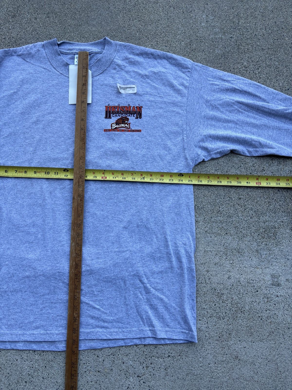 NCAA Vintage 2001 Oregon State “Heisman Candidate L/S Tee Sz 2XL Size US XXL / EU 58 / 5 - 5 Thumbnail