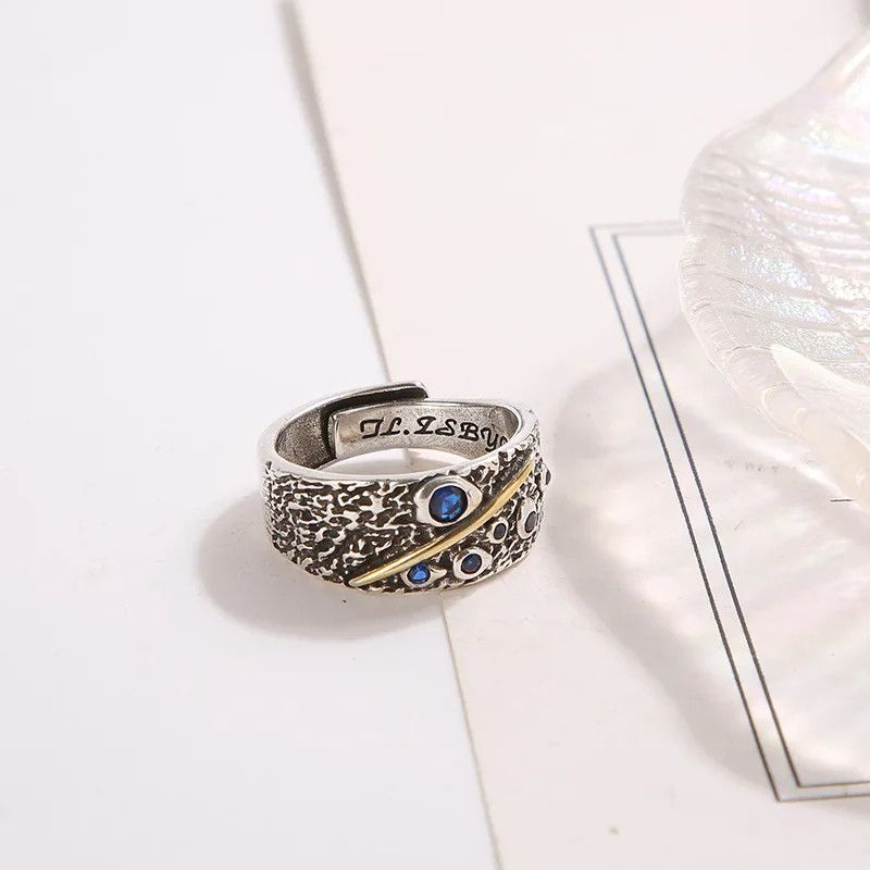 Jewelry × Vintage Retro Meteor Shower Stars Ring Size ONE SIZE - 6 Thumbnail
