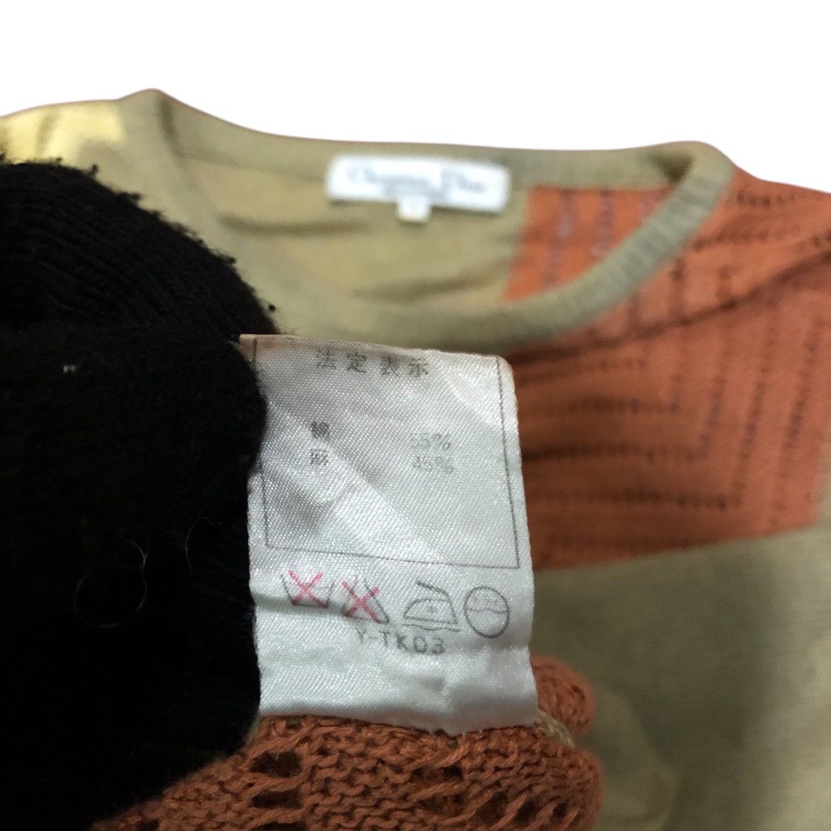 Christian Dior Monsieur × Dior × Vintage Christian Dior Asymetric Knitwear Sweater Size M / US 6-8 / IT 42-44 - 9 Thumbnail