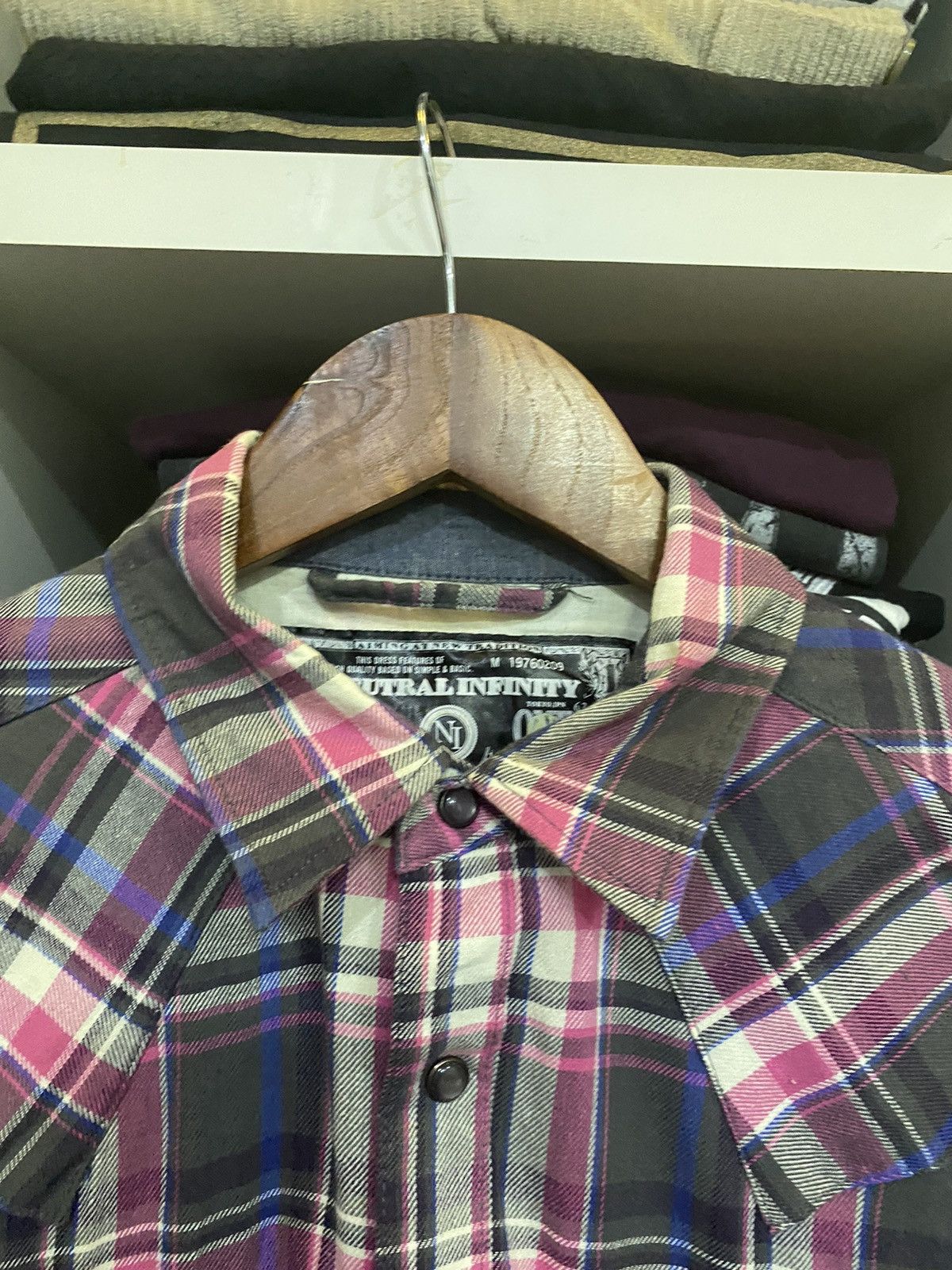 Flannel × Vintage Vintage Neutral Infinity Flannel Size US M / EU 48-50 / 2 - 7 Thumbnail