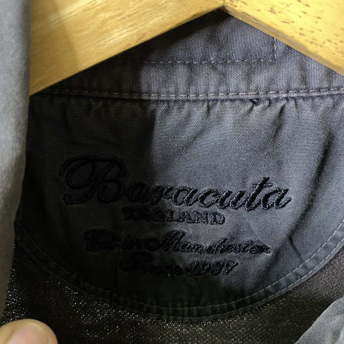 Baracuta Baracuta England Single Pocket Faded Black Polo Tee Size US M / EU 48-50 / 2 - 3 Thumbnail