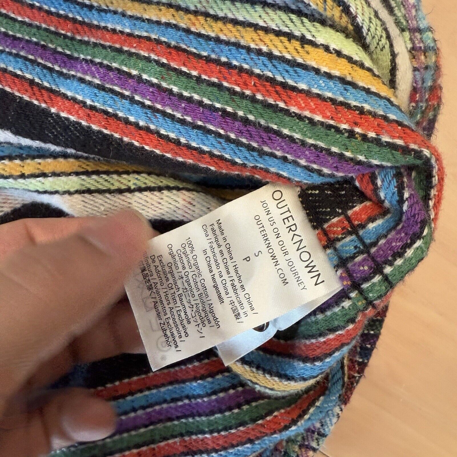 Outerknown Outerknown Shirt Small Multicolor Button Up Heavy Blanket Size S / US 4 / IT 40 - 7 Thumbnail