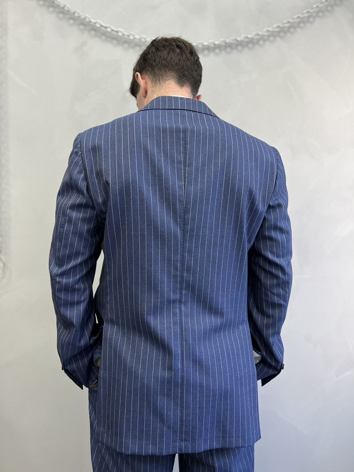 Designer × Suitsupply SUITSUPPLY Blazer/pants suit HAVAna Navy blue Wool EU50 Size 50R - 12 Thumbnail