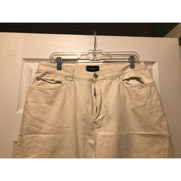 Ralph Lauren ralph lauren women's beige cotton shorts size: 16 Size 38" / US 16 / IT 52 - 2 Thumbnail