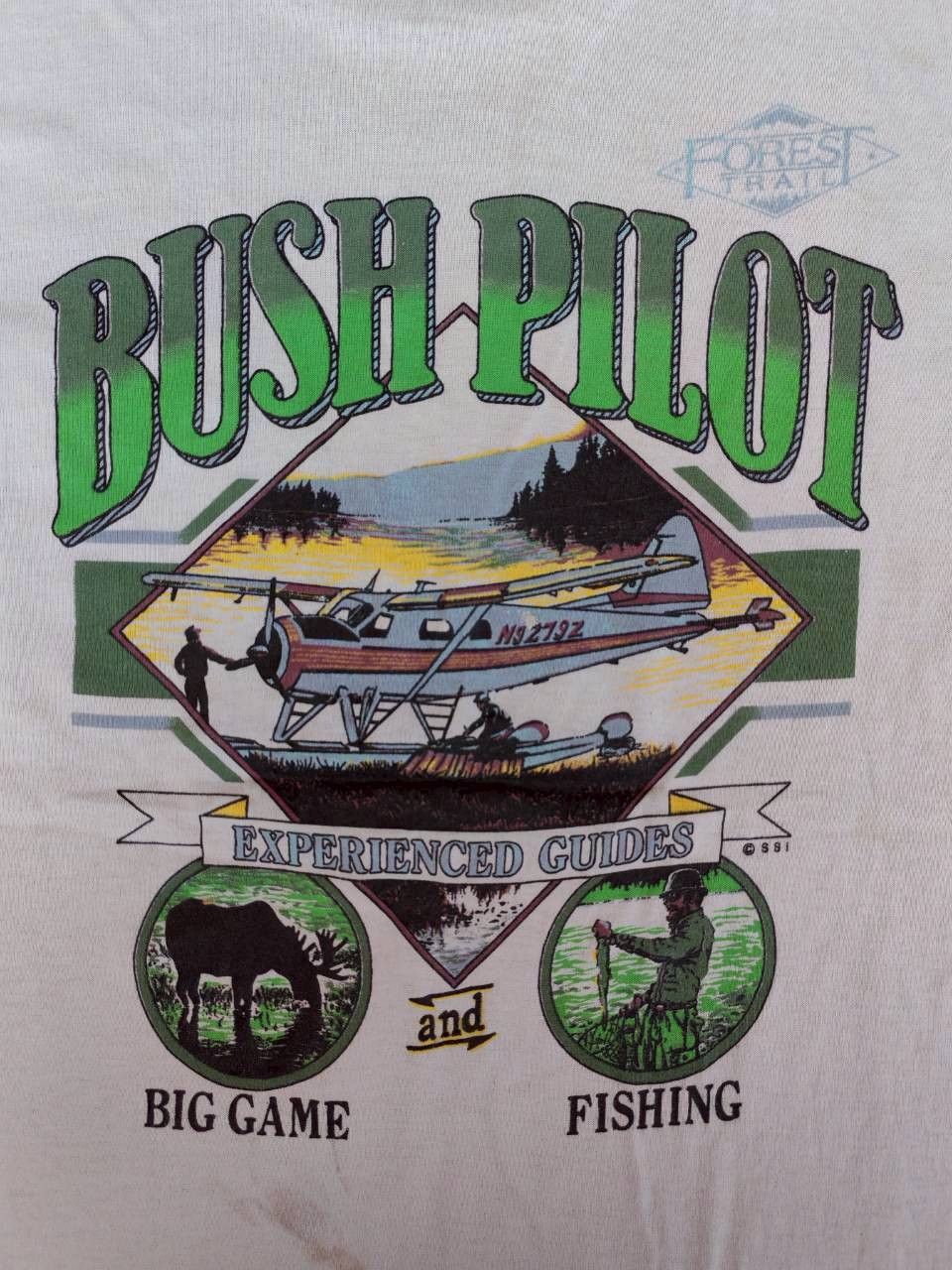Other Vintage 80’s Pocket T Shirt 18/26 Forest Trail Bush Pilot Size US S / EU 44-46 / 1 - 4 Thumbnail