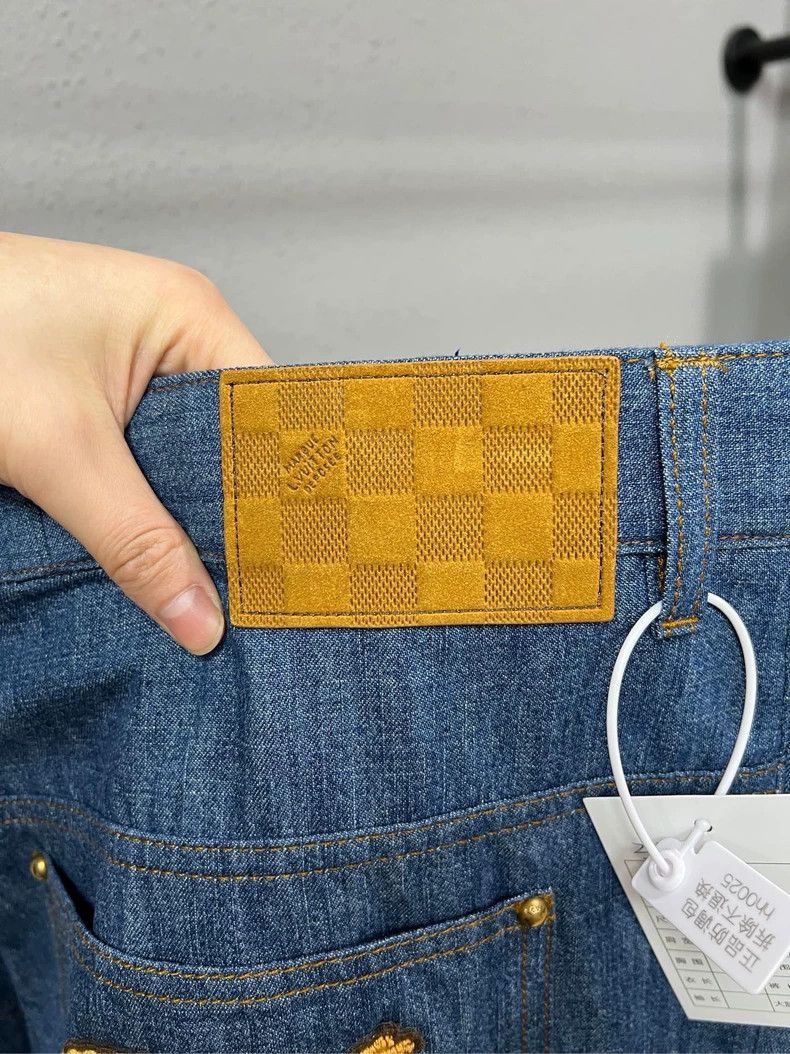 Louis Vuitton Louis Vuitton Denim Shorts with Rope Design -2505 Size US 40 / EU 56 - 6 Thumbnail
