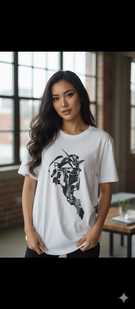 Anime e33 Uniqlo Gundam Illustrations Unicorn Gundam White Tee Size US L / EU 52-54 / 3 - 2 Thumbnail