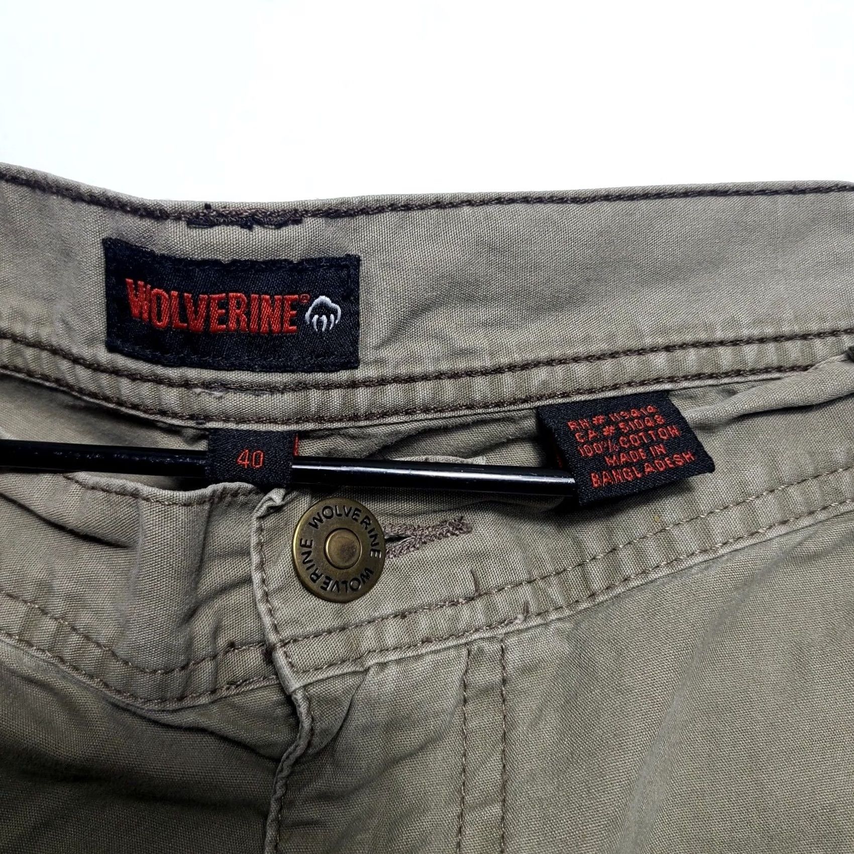 Vintage Wolverine Cargo Shorts Mens Adult Size 40 Brown Outdoors Hiking Casual Fishing Size US 38 / EU 54 - 3 Thumbnail