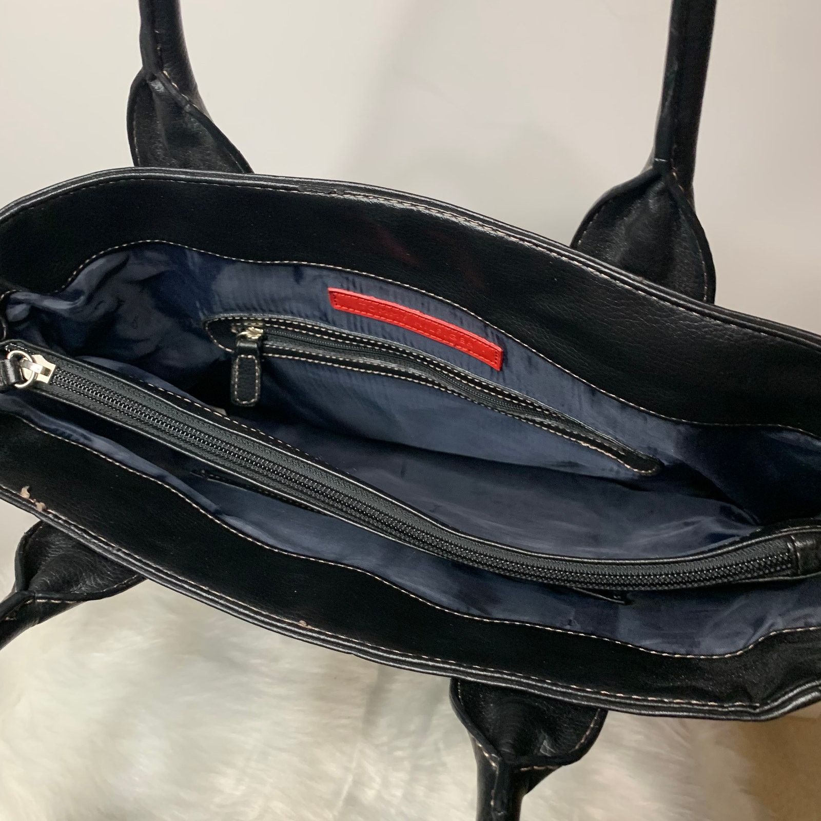 Tommy Hilfiger Tommy Hilfiger Women's Tote Navy Blue Handbags Size ONE SIZE - 3 Thumbnail