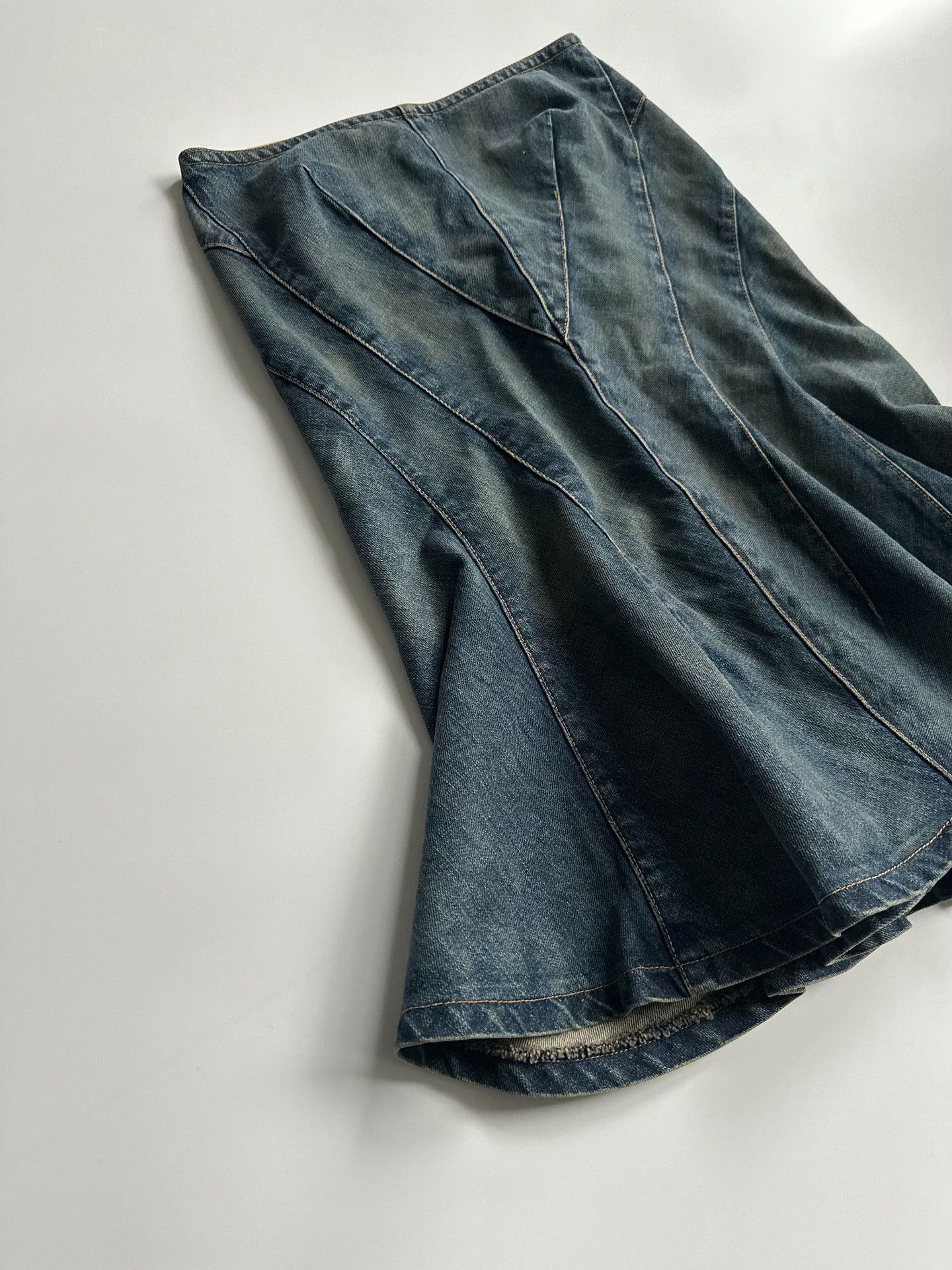 Junya Watanabe JUNYA WATANABE 06SS Fish-Tail Cowboy Dress| Size 26" / US 2 / IT 38 - 2 Thumbnail