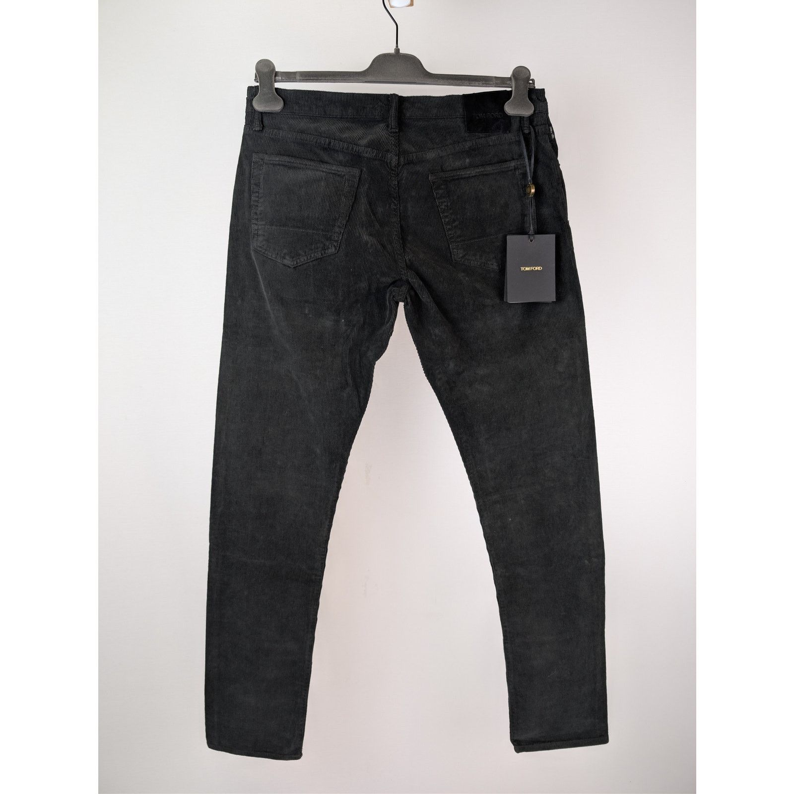 Tom Ford o1rshd1 Vintage Slim-Fit Denim Jeans in Black Washed Size US 34 / EU 50 - 11 Thumbnail