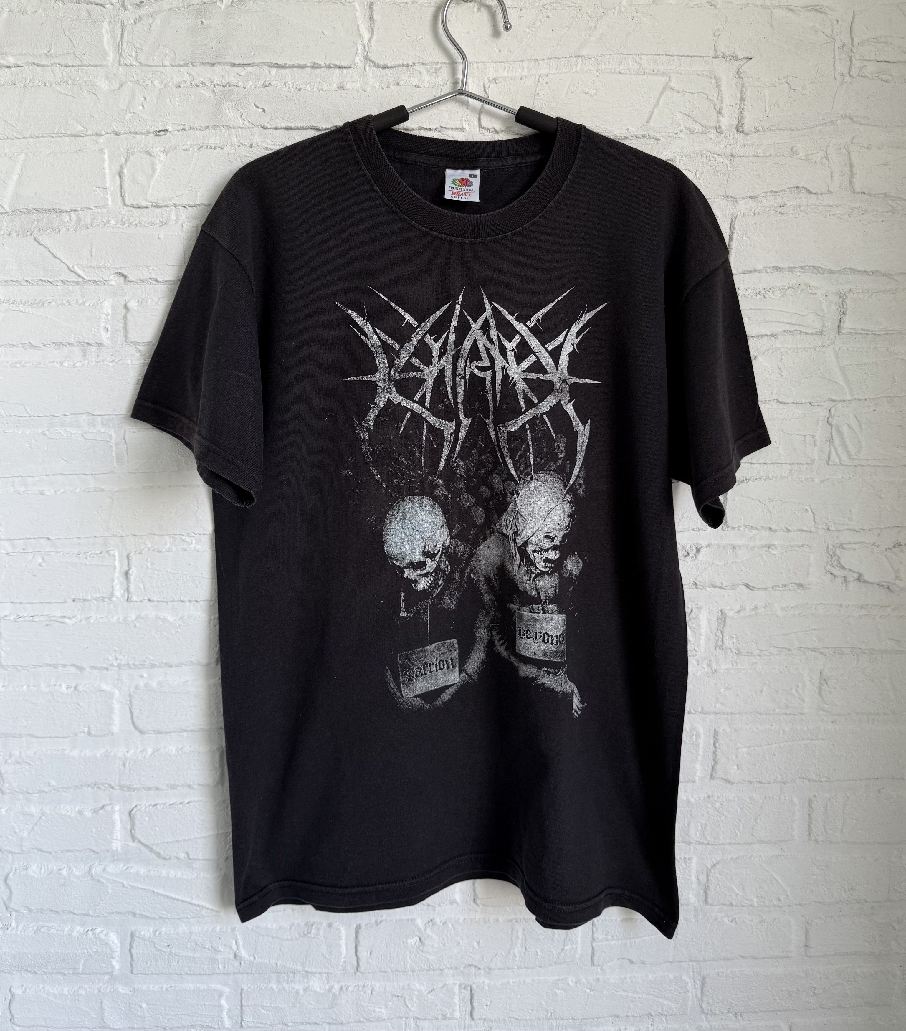 Vintage 2000s Karne Faith in flesh metal t-shirt