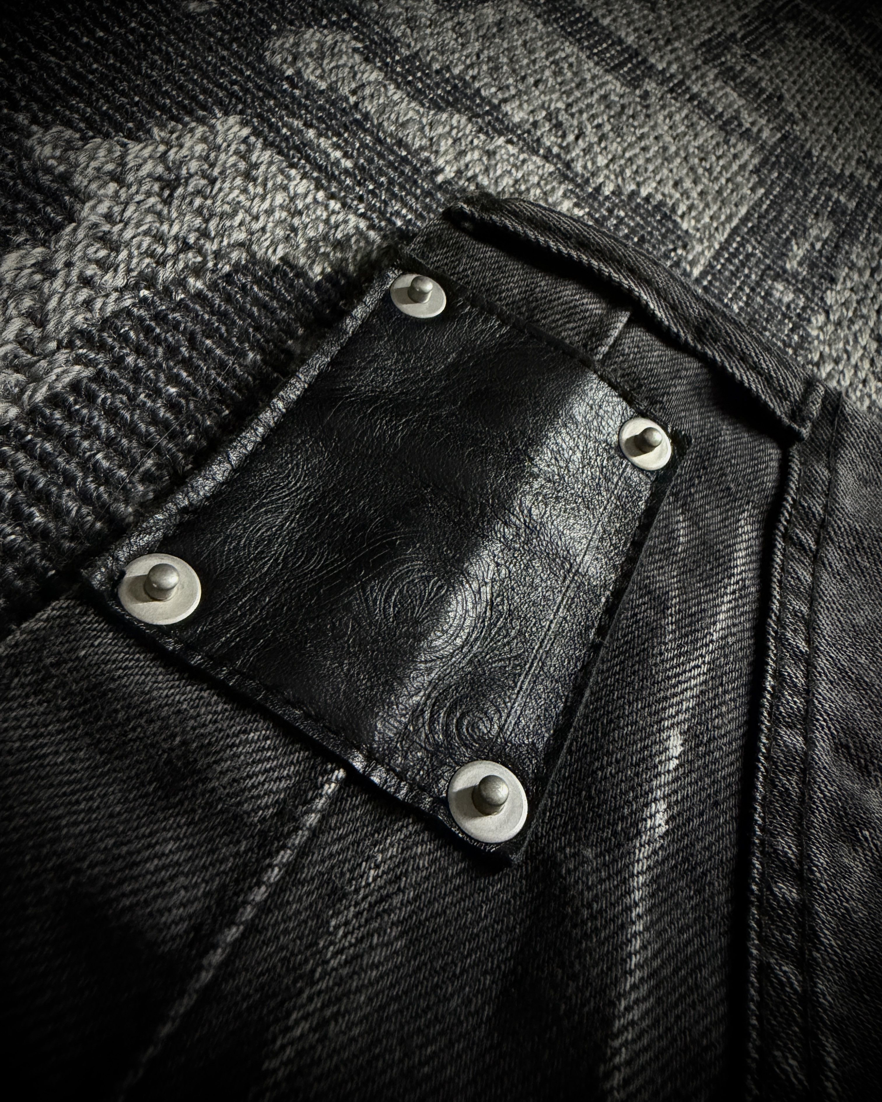 semanticdesign Semantic Design Washed Black Distressed Bootcut Jeans Size US 30 / EU 46 - 10 Thumbnail