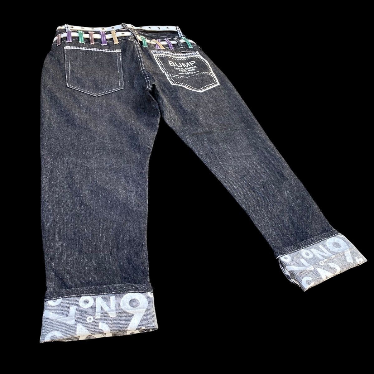 Hysteric Glamour × If Six Was Nine × Japanese Brand Rare Nylaus Double Waist With Belts Denim Jeans Size US 32 / EU 48 - 10 Thumbnail