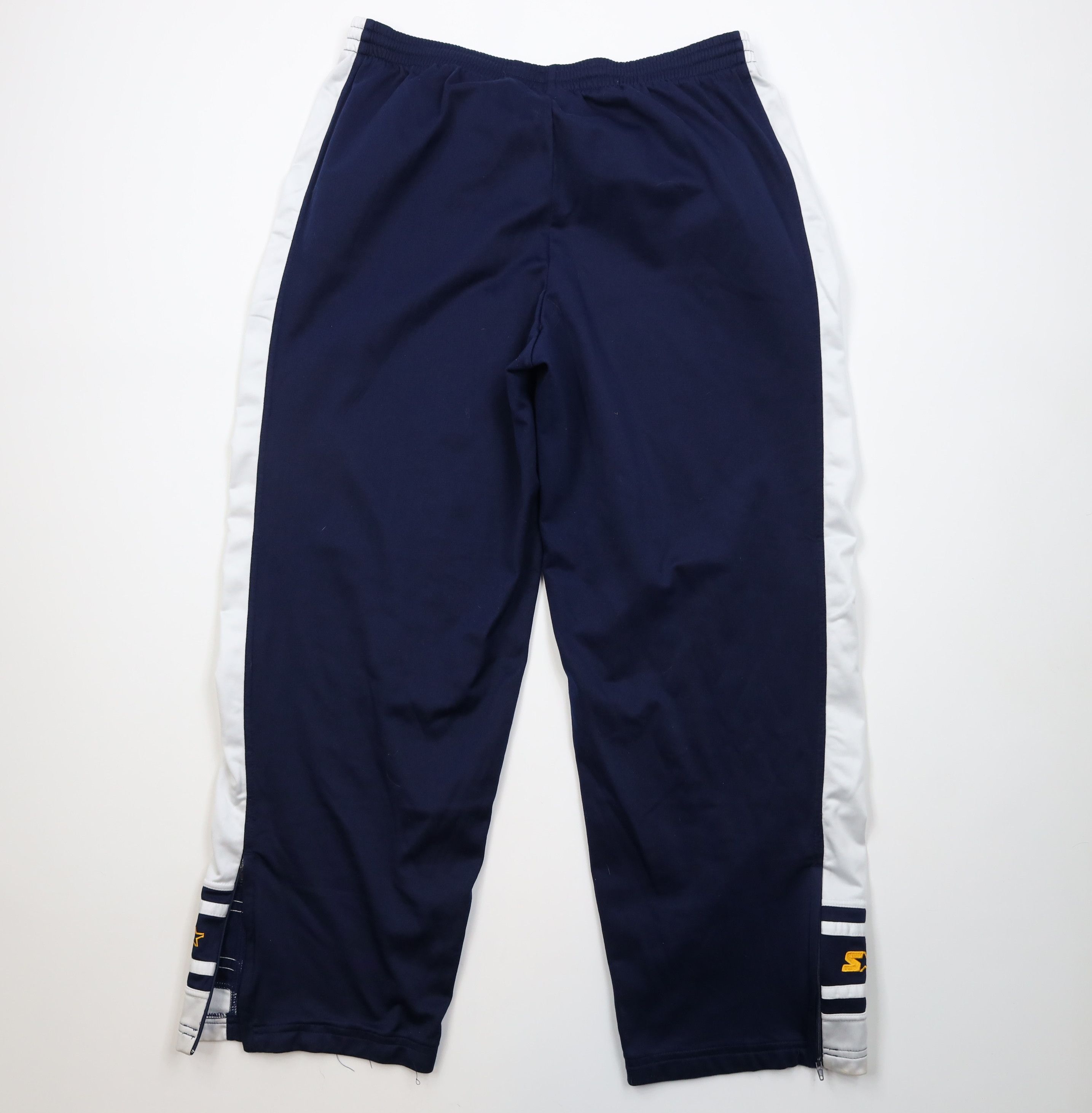 Starter Vintage 90s Starter Block Wide Leg Sweatpants Pants Blue Size US 38 / EU 54 - 10 Thumbnail