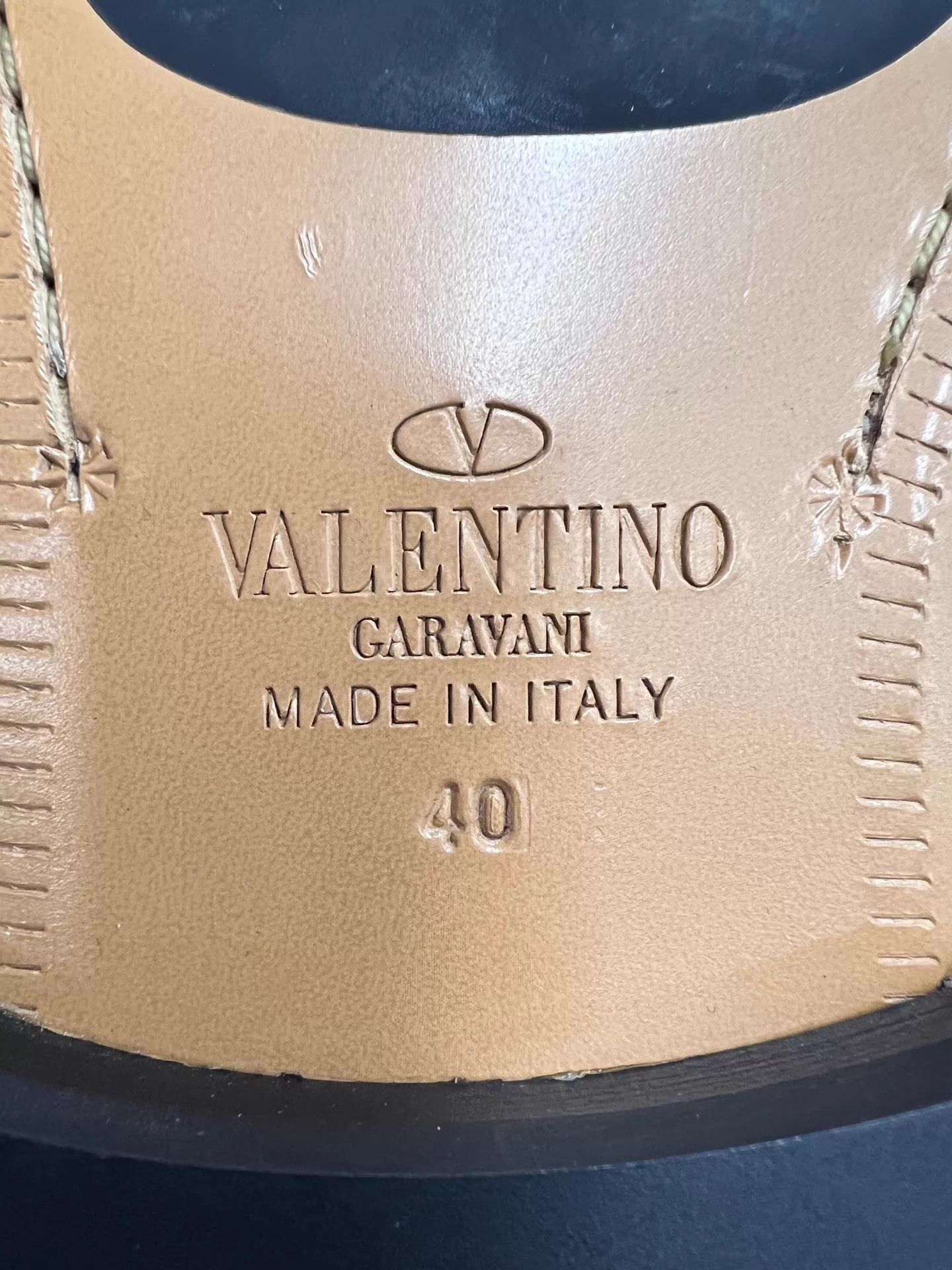 Valentino Valentino round toe lace-up Derby shoe 40 EU/US 6 BNIB Size US 7 / EU 40 - 8 Thumbnail