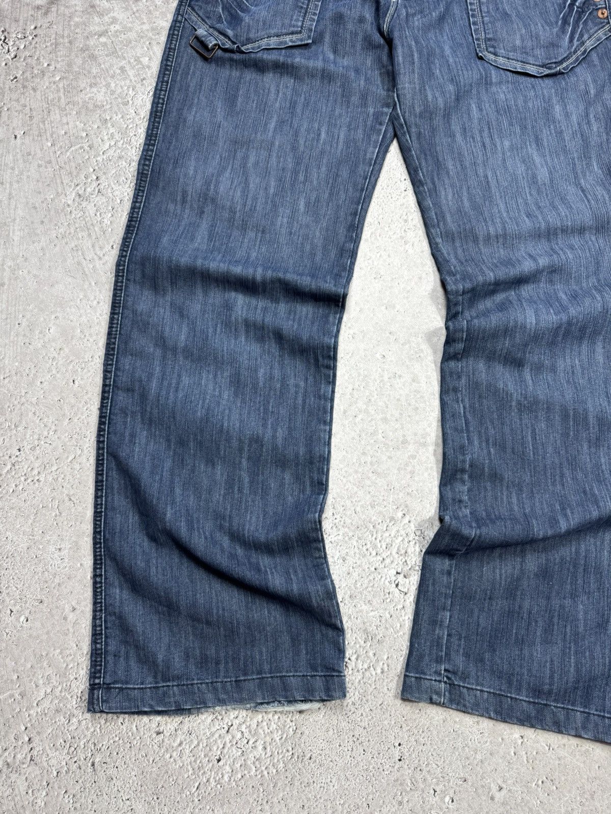 Other Baggy Jeans Blue Denim Buckle Back Wide Leg Y2K Skater Pants Size US 36 / EU 52 - 10 Thumbnail