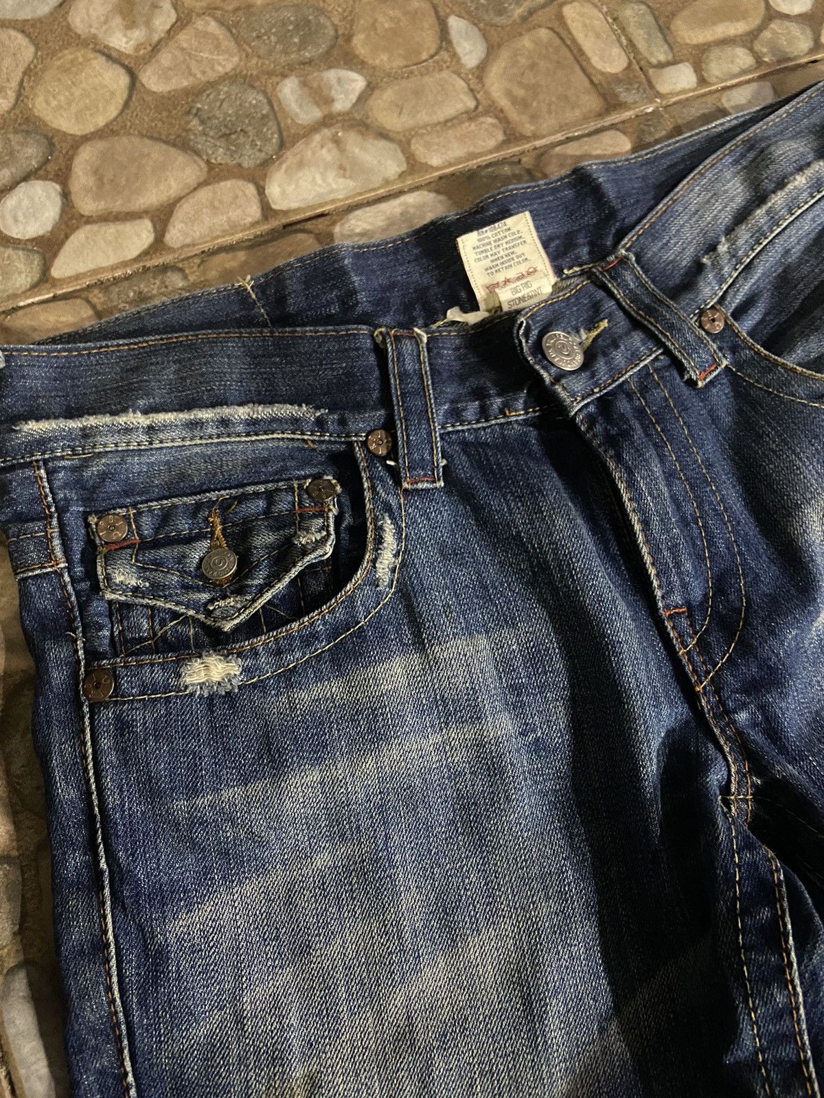 True Religion VTG TRUE RELIGION FLARE DENIM PANTS Size US 33 - 4 Thumbnail