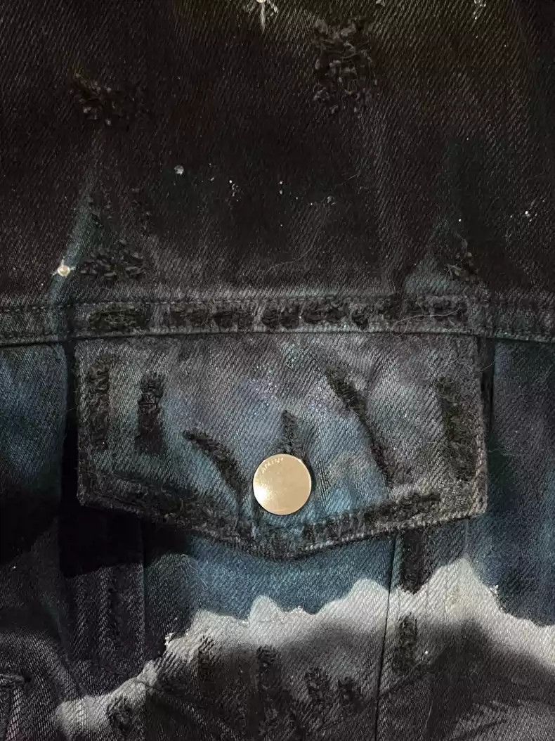 Amiri amiri Rhinestone Starwolf denim jacket-2506 Size US M / EU 48-50 / 2 - 3 Thumbnail