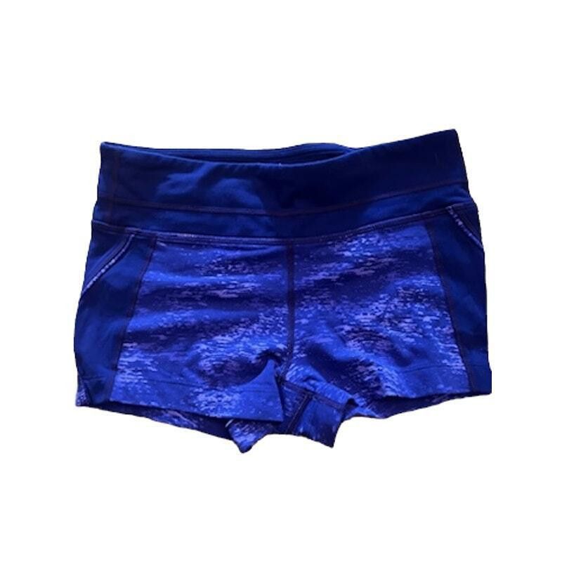 Designer Athleta High-Waisted Athletic Shorts Navy Blue Size X Small Size 26" / US 2 / IT 38 - 1 Thumbnail