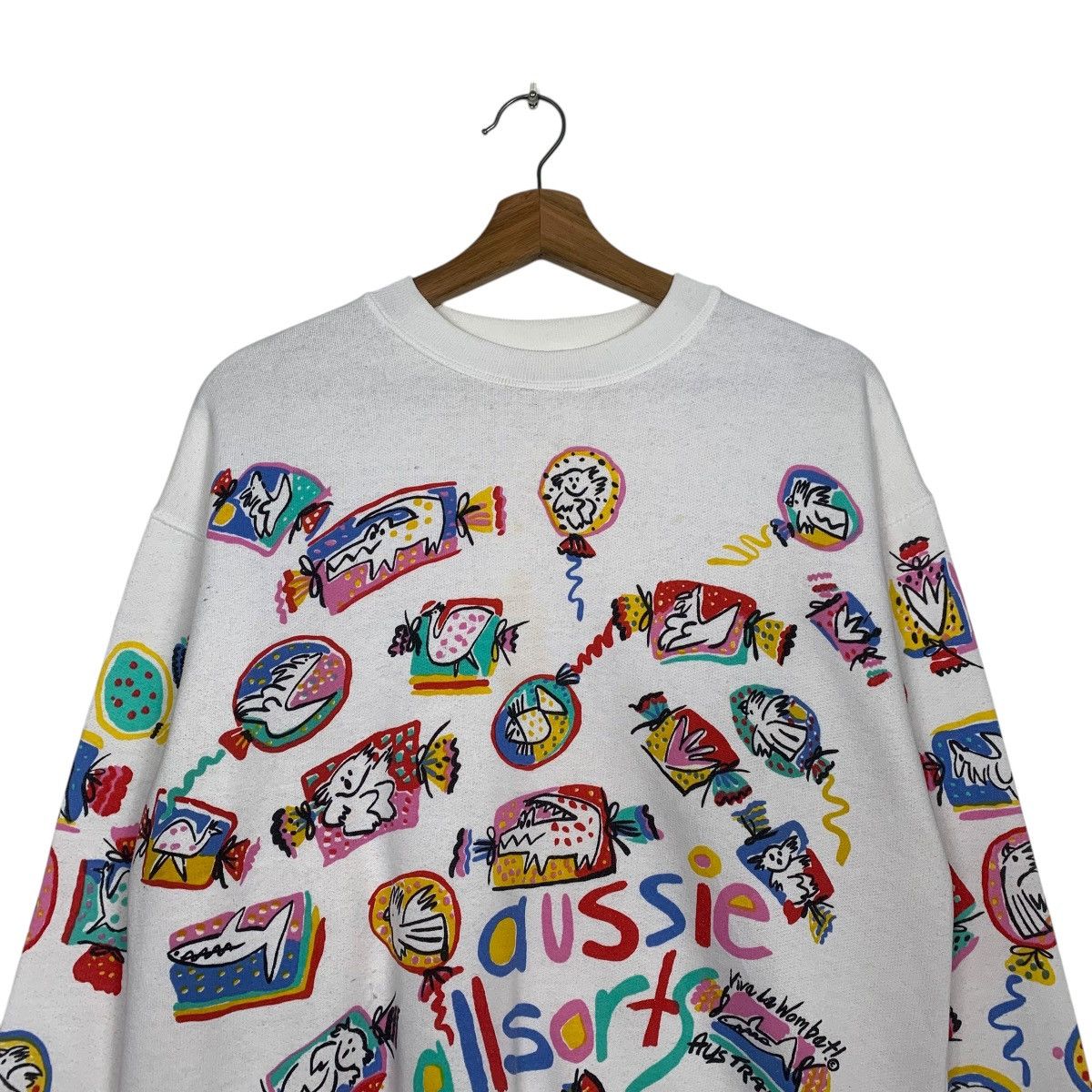 Other Vintage Viva La Wombat Australia Full Print Sweatshirt Size US S / EU 44-46 / 1 - 2 Thumbnail
